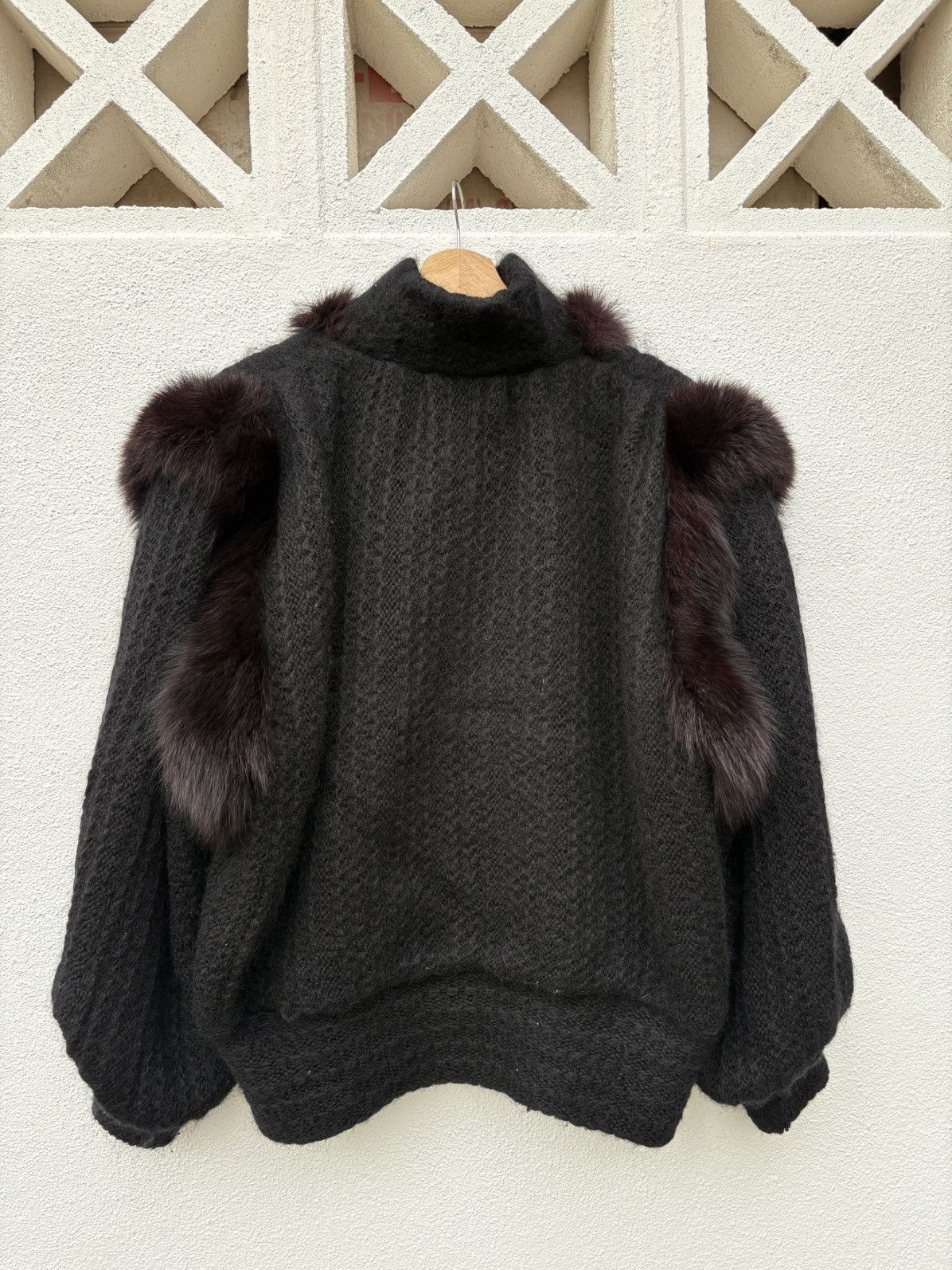 Vintage Vintage Fox Fur Shag Shaggy Cardigan Jacket LGB Inspired Size US M / EU 48-50 / 2 - 6 Thumbnail