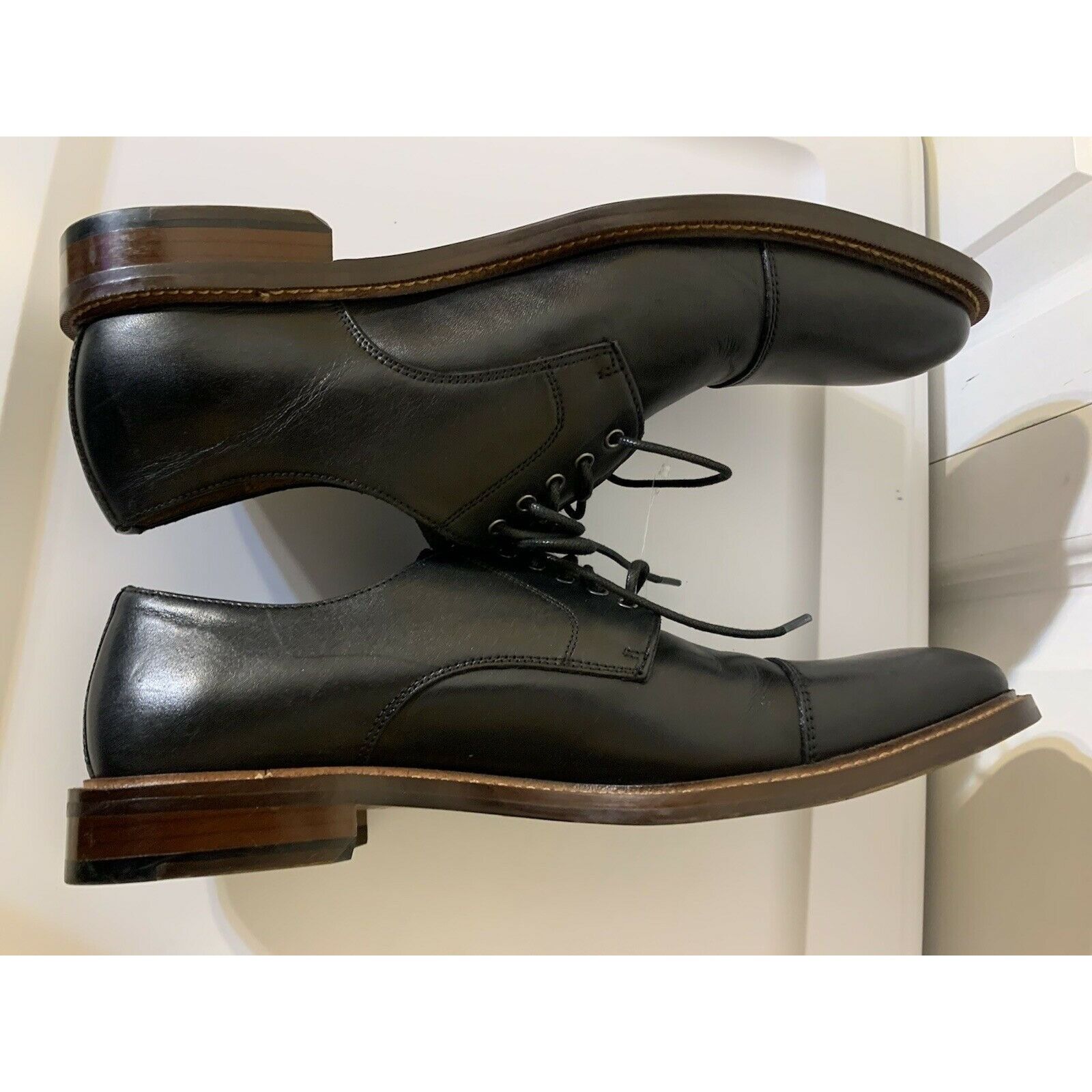 Other Blake McKay Men's Sz 8.5 Cap Toe Oxford Black Dress Shoe Size US 8.5 / EU 41-42 - 7 Thumbnail