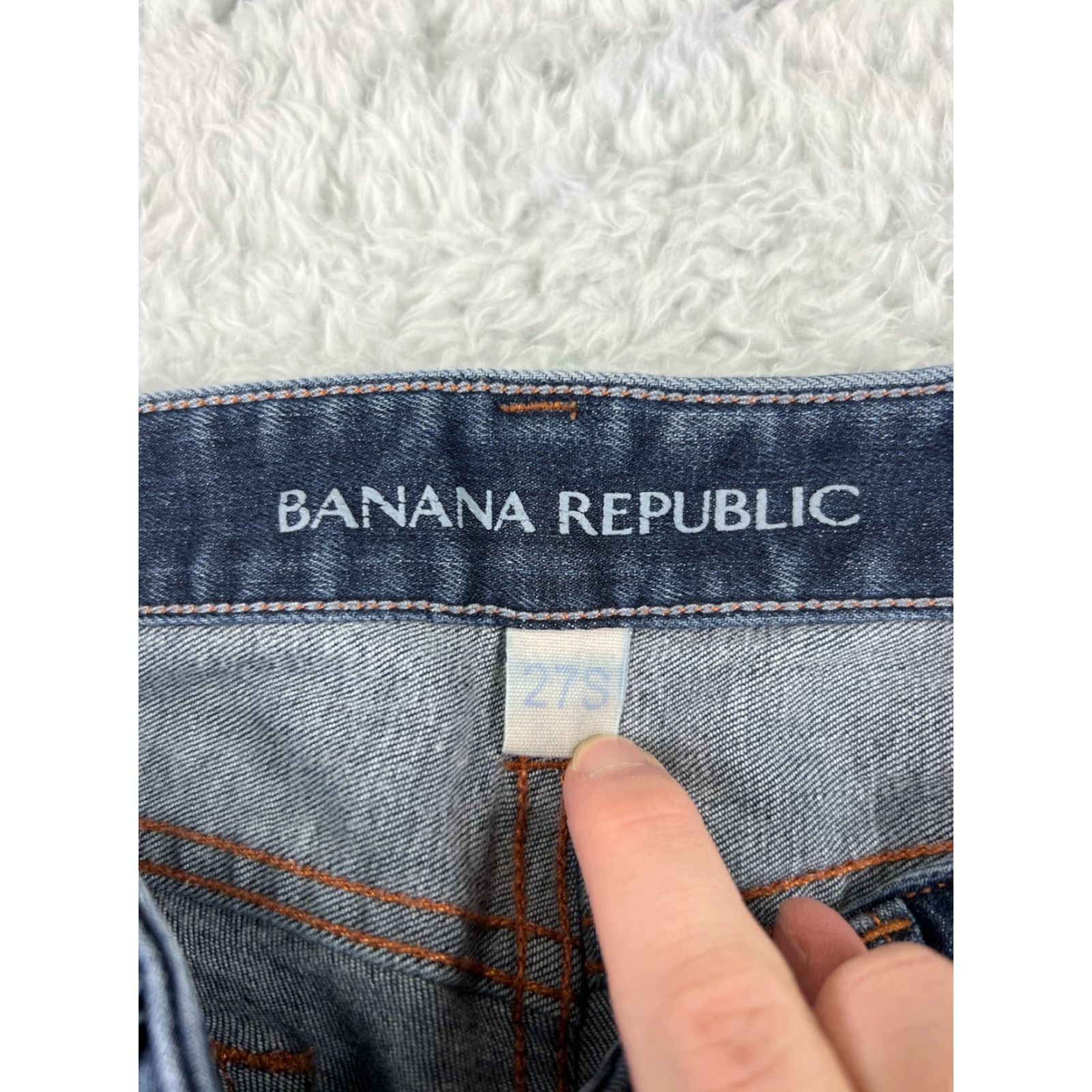 Banana Republic Banana Republic Jeans Skinny Denim 28 Blue Women Adult Regular Stretch 28 Inseam Medium Wash 2010s 90s? Size 27" / US 4 / IT 40 - 3 Thumbnail