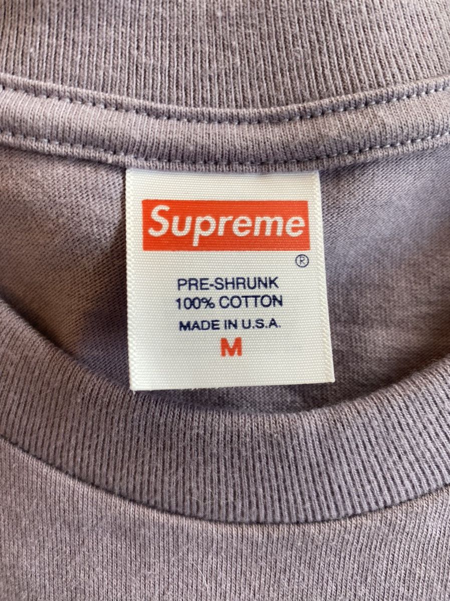Futura × Supreme Supreme Futura Box Logo Tee Dusty Purple Size US M / EU 48-50 / 2 - 2 Thumbnail