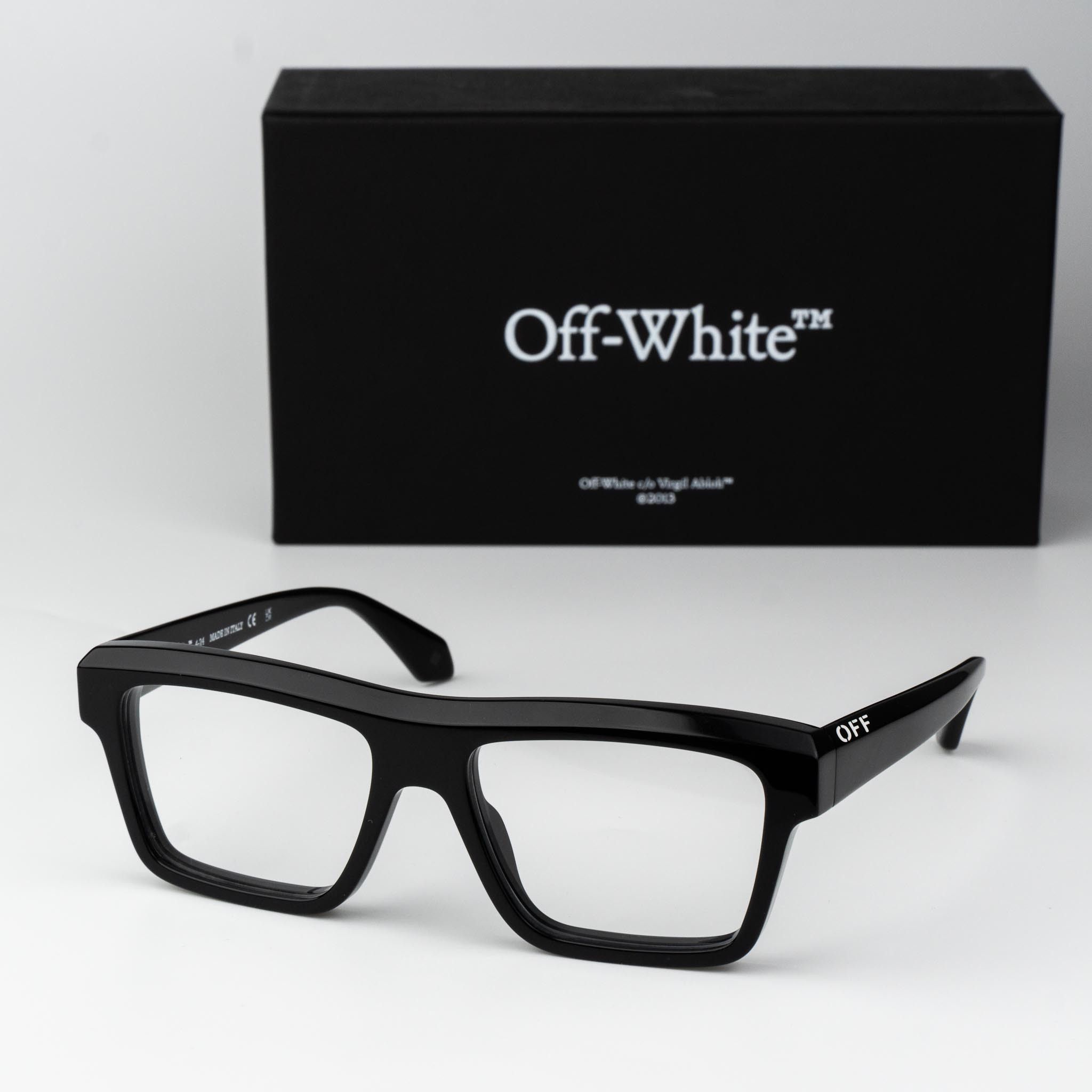 Off-White Off-White STYLE 7H Men Eyeglasses OERJ07H 1000 NEW AUTHENTIC Size ONE SIZE - 1 Thumbnail