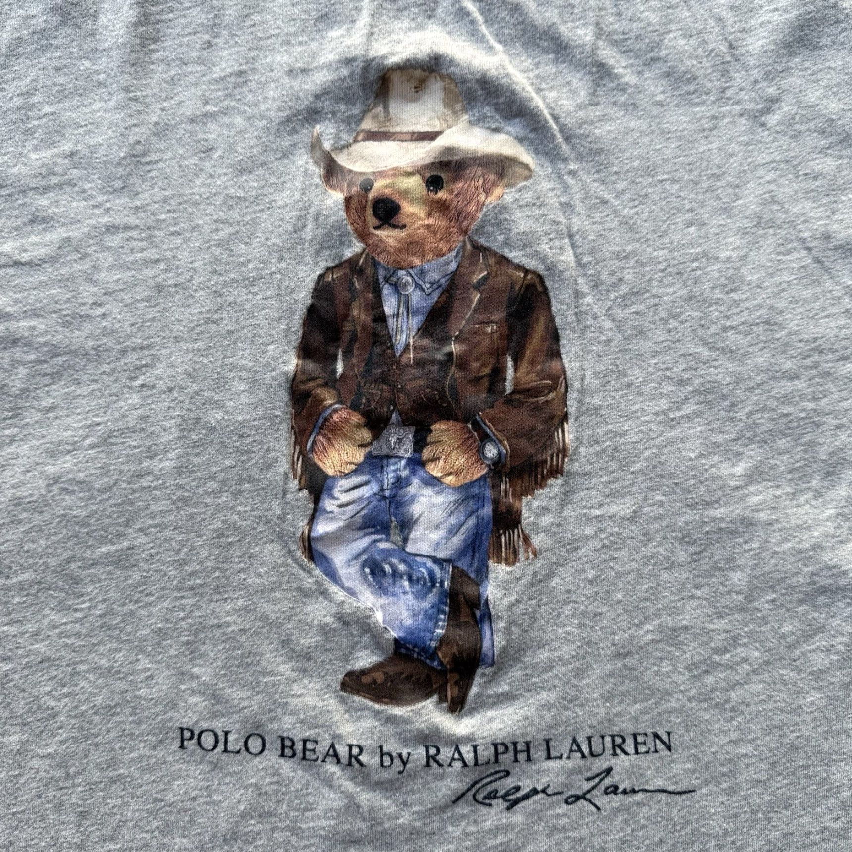 Polo Ralph Lauren T-Shirt Men 4XL Gray Cotton Short Sleeve Crew