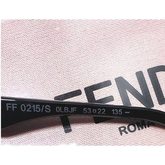 Fendi Fendi Womens Blue Cat Eyes Metal Frame 53mm Modified Sunglas Size ONE SIZE - 7 Thumbnail