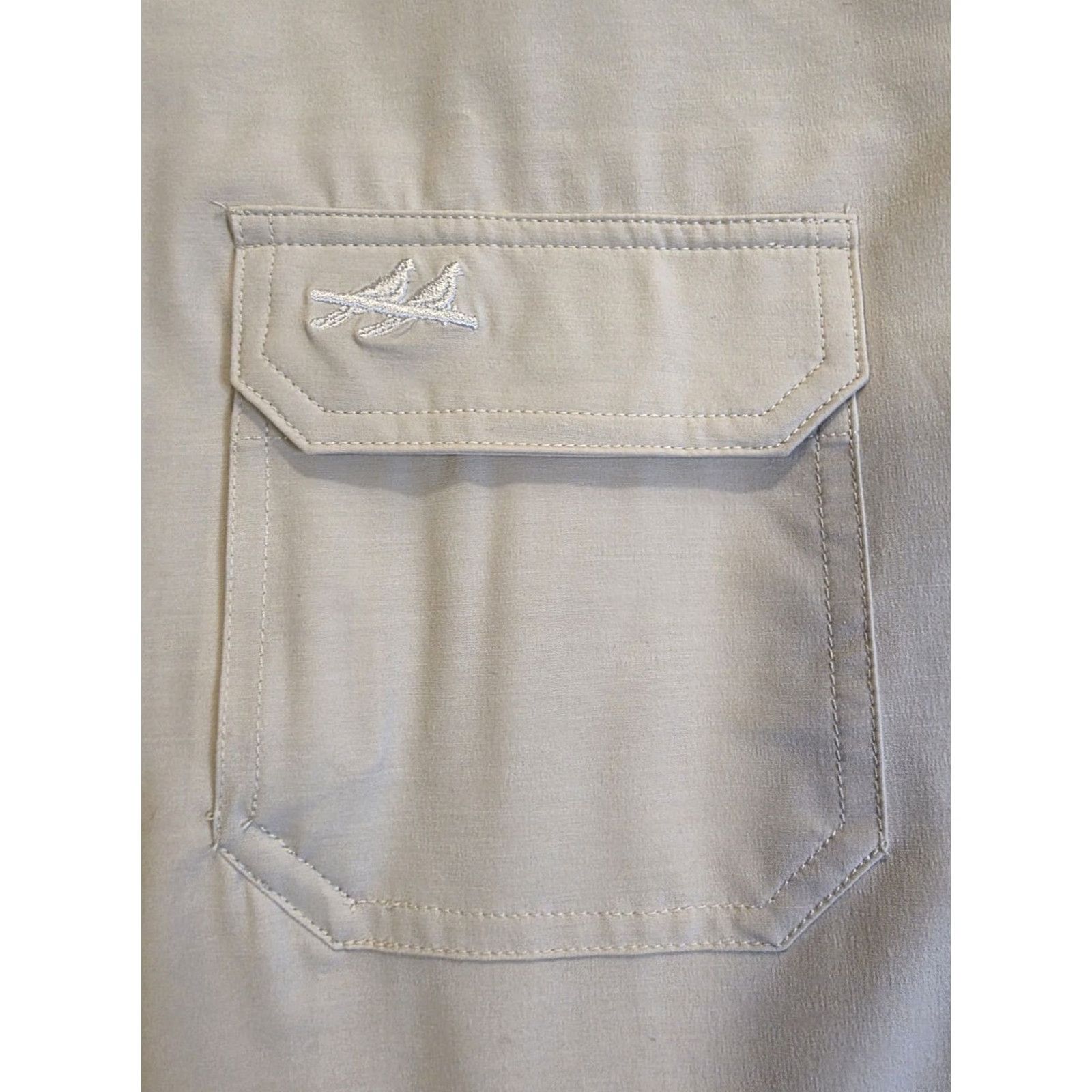 Vintage Two Dove Rio Ultimate Outdoor Blend Short Sleeve Shirt 2XL Tan Metal Snap NWT Mens XS-XXL? Size US XXL / EU 58 / 5 - 4 Thumbnail