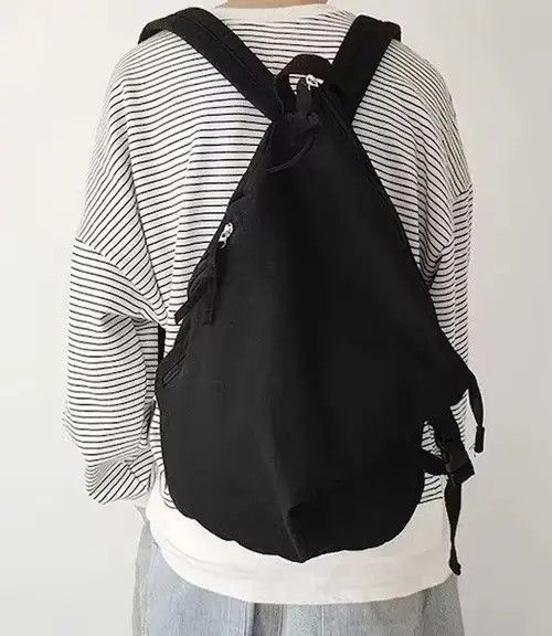 Japanese Brand Vintage style irregular canvas backpack aesthetic Size ONE SIZE - 1 Thumbnail