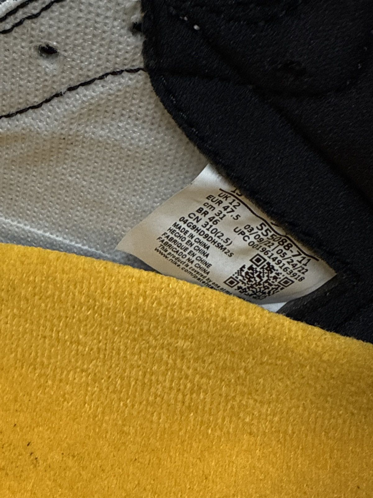 Jordan Brand Jordan 1 Retro Taxis Size US 13 / EU 46 - 6 Thumbnail