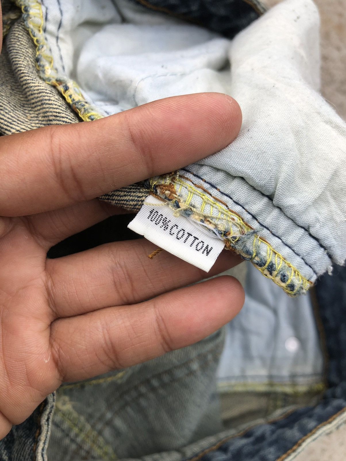 Japanese Brand FLARED WASHED BLUE DENIM BY PHILODO X Size 30" / US 8 / IT 44 - 2 Thumbnail