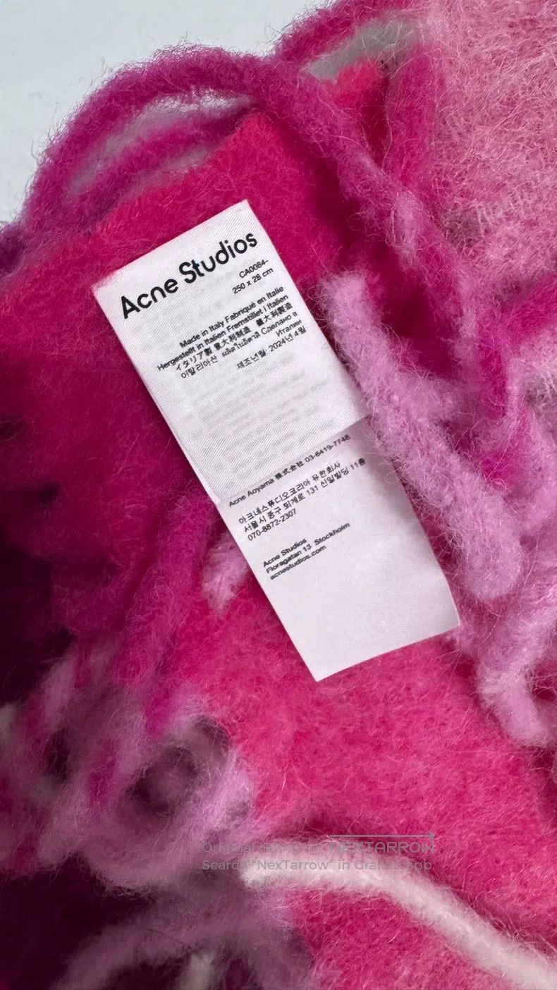 Acne Studios Acne Studios Pink-Tone Plaid Scarf Size ONE SIZE - 3 Thumbnail