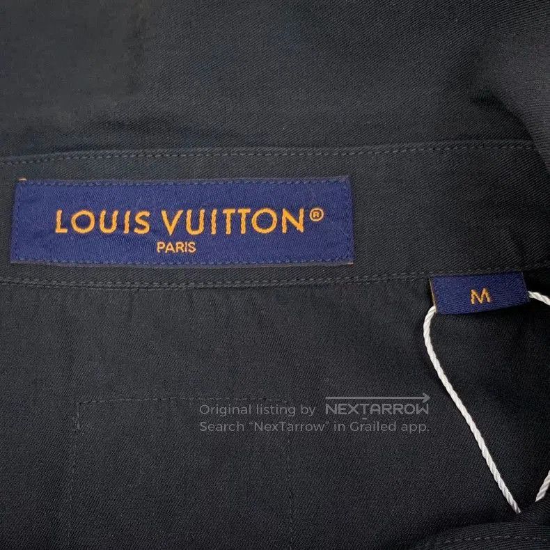 Louis Vuitton Louis Vuitton Black Logo Embroidered Shirt. Size US M / EU 48-50 / 2 - 5 Thumbnail