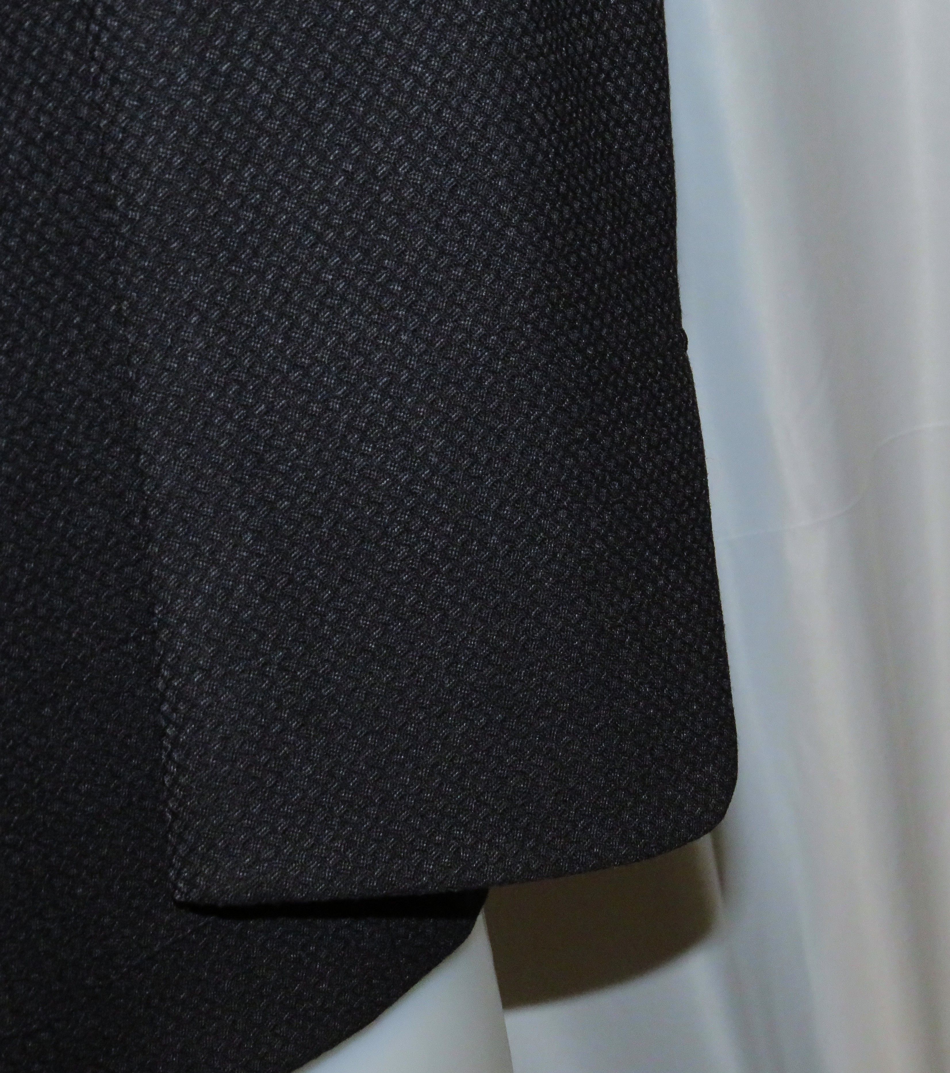 Ermenegildo Zegna Couture Dark Blue Geometric Two Button Sport Coat 42L NWT Size 42L - 9 Thumbnail
