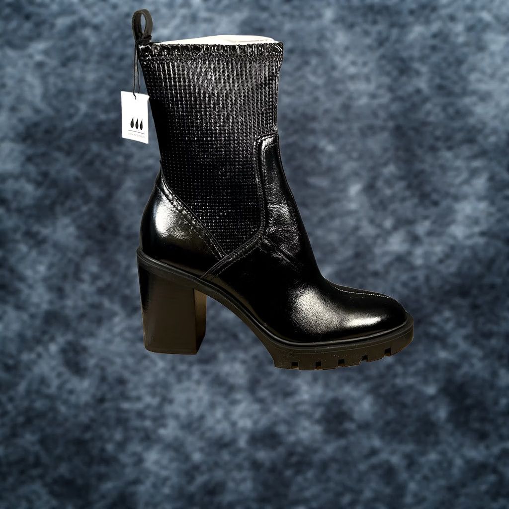 Dolce Vita Dolce Vita Boots Womens 9.5 Black Mid Calf Waterproof Block Heel Bootie Size US 10 / IT 40 - 1 Thumbnail