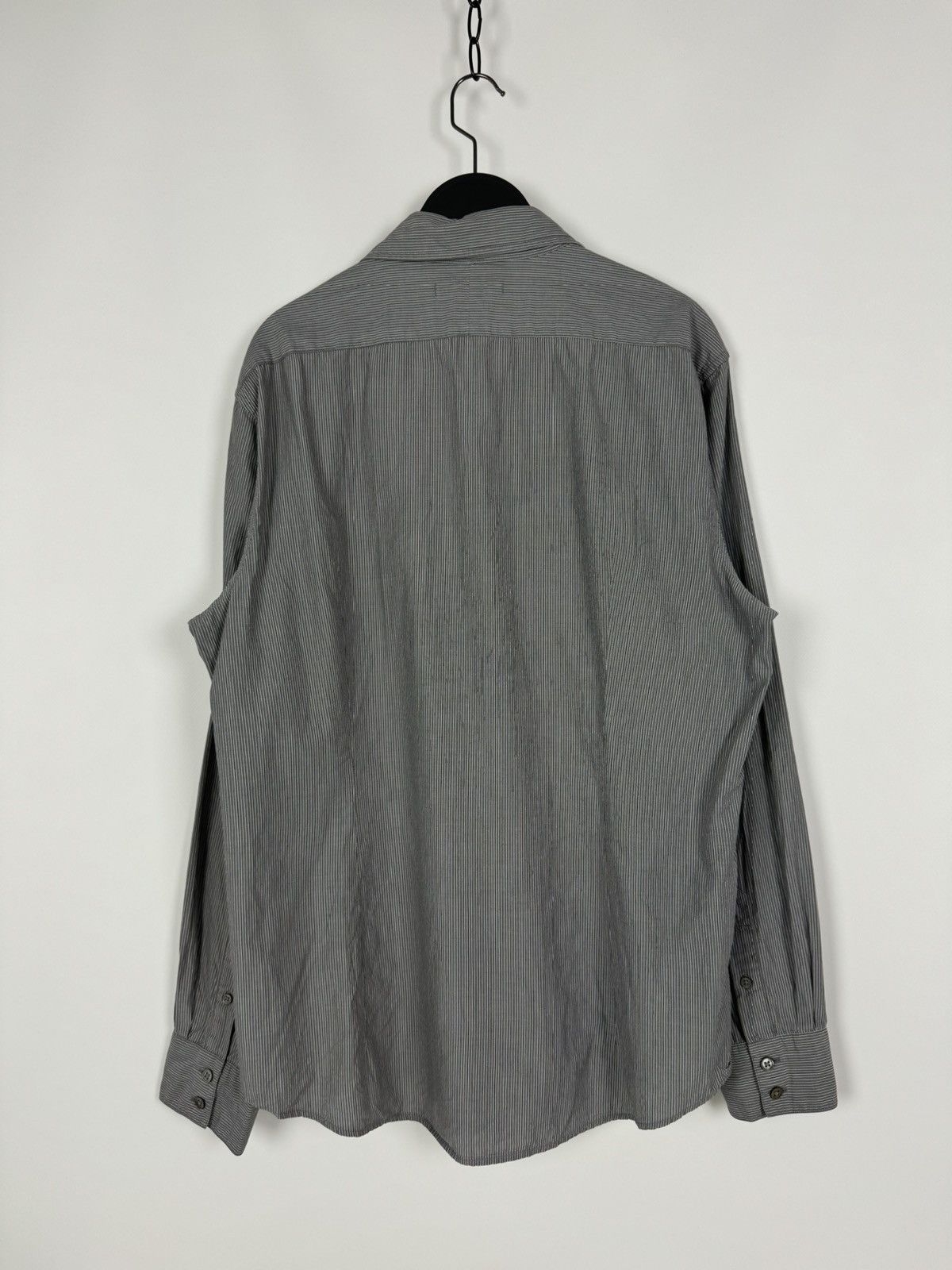 John Varvatos John Varvatos U.S.A Striped Shirt Size US XL / EU 56 / 4 - 6 Thumbnail