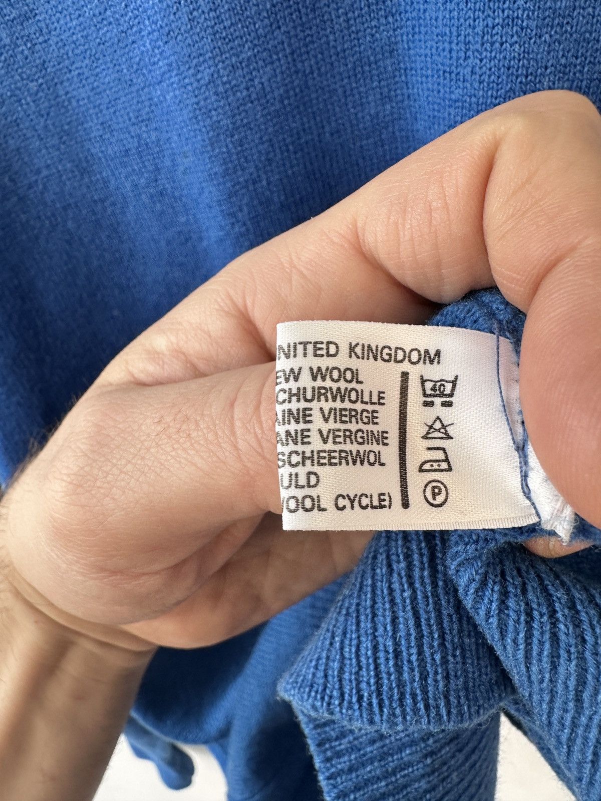 Burberry Authentic Burberrys' Crew Neck Jumper 100% Pure Lambswool Size US M / EU 48-50 / 2 - 10 Thumbnail