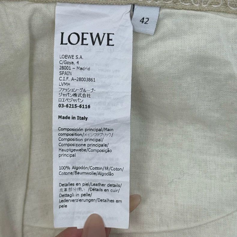 Loewe loewe 42Logo leather label skirt 2504-Nextarrow Size M / US 6-8 / IT 42-44 - 7 Thumbnail