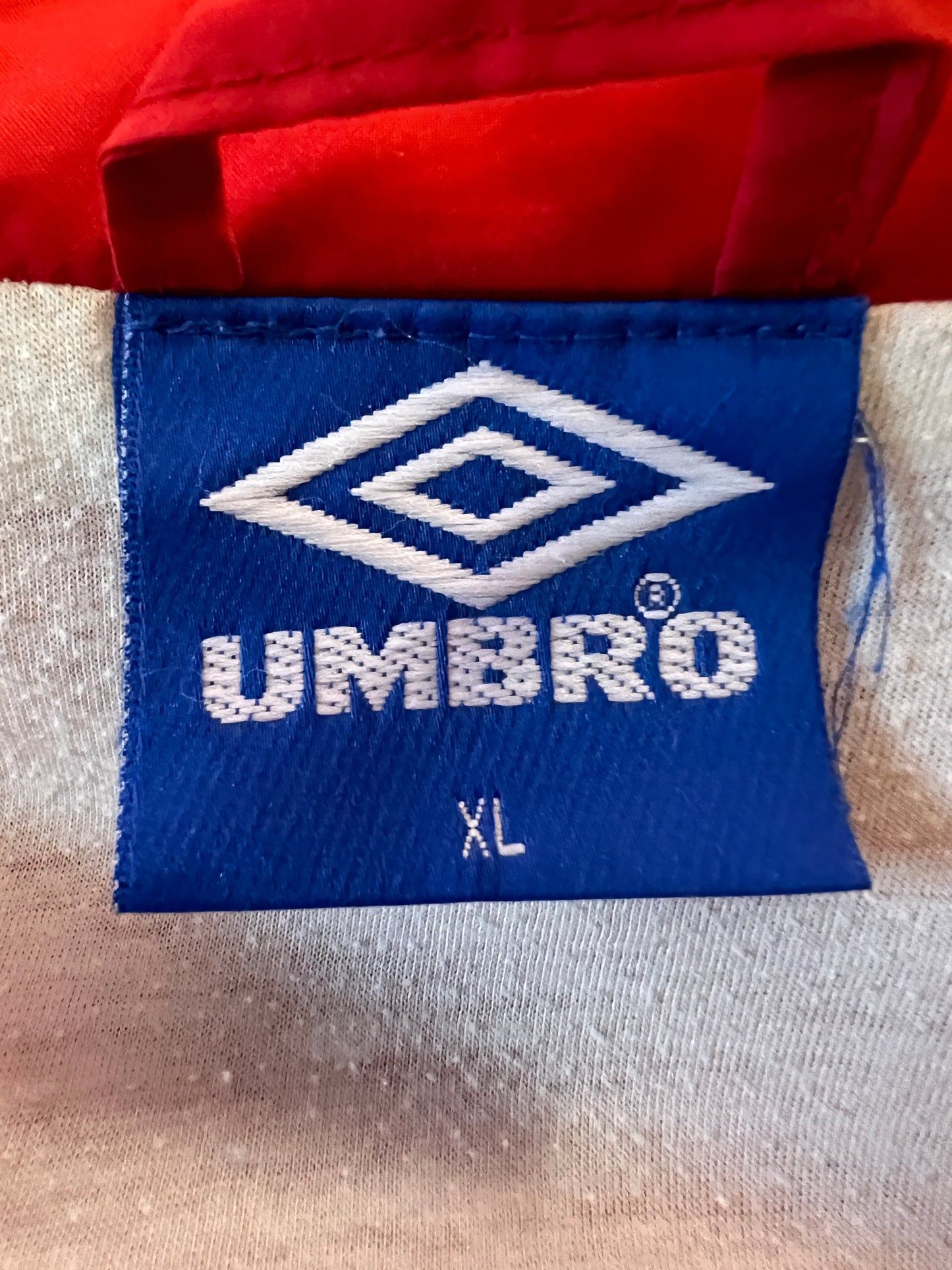 Umbro × Vintage 90s Umbro Vintage Men's Windbreaker Jacket - XL Size US XL / EU 56 / 4 - 4 Thumbnail