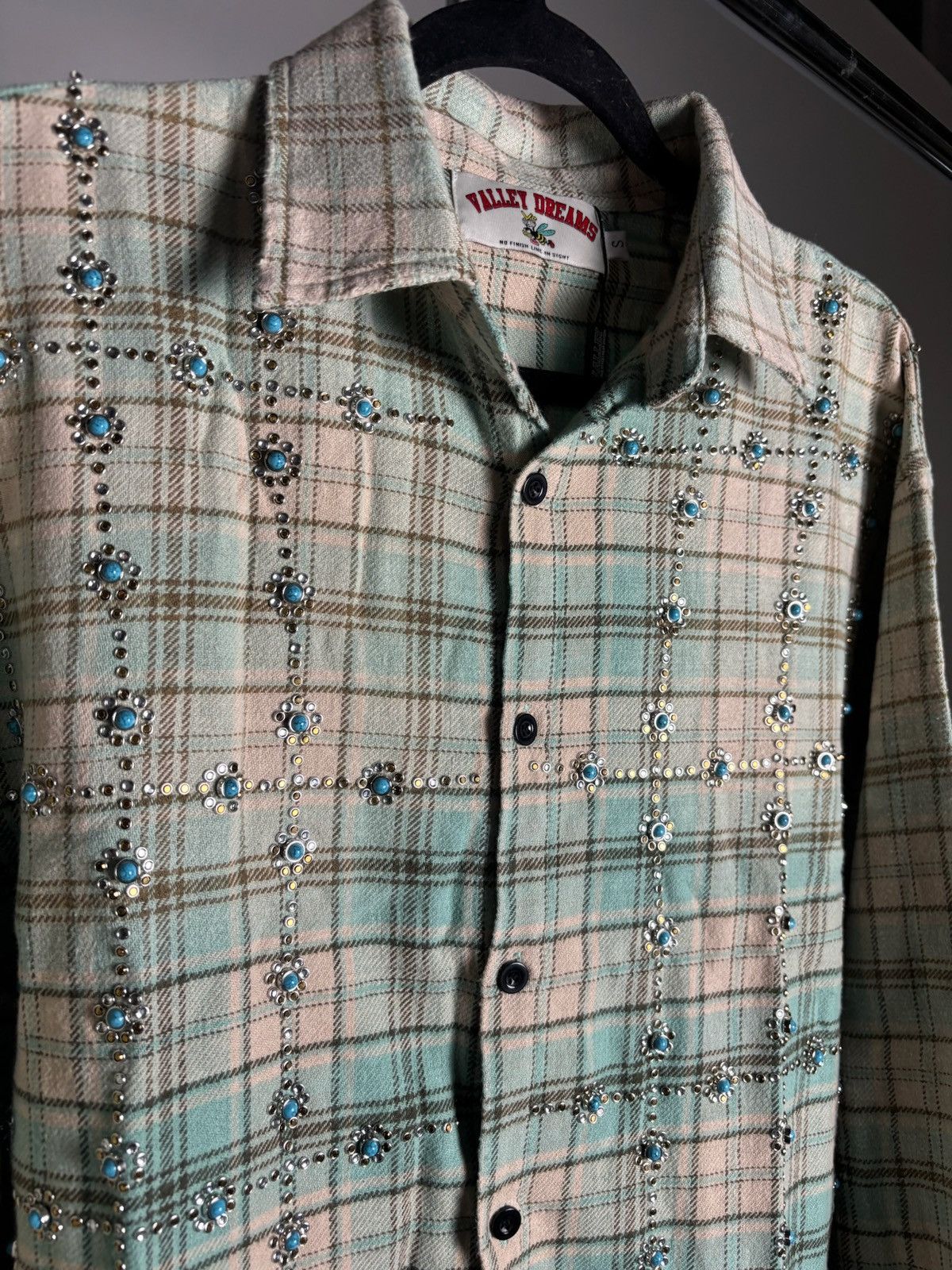 Vale Vale Forever Little Gems Flannel ‘Green’ Size US S / EU 44-46 / 1 - 3 Thumbnail