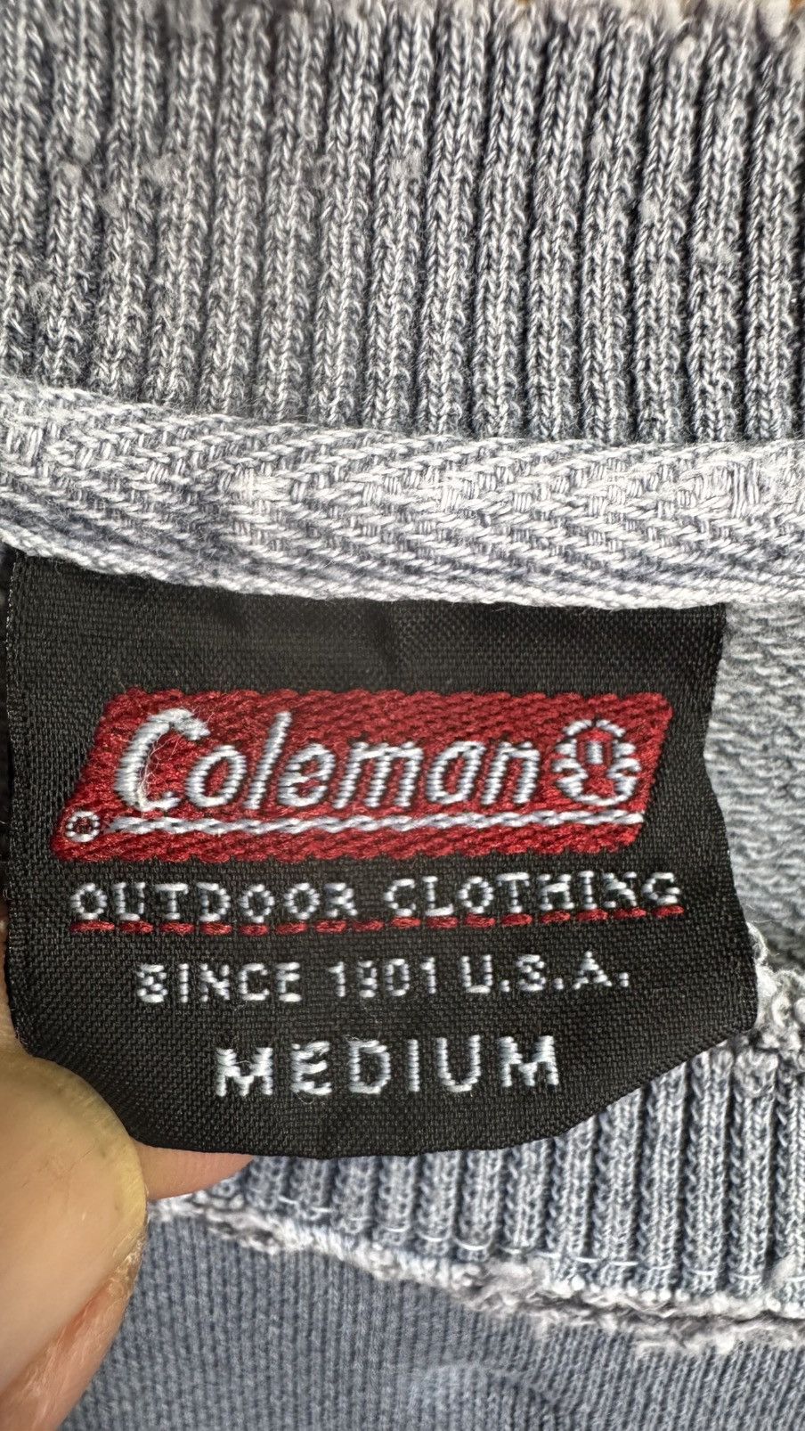 Coleman Vintage Distressed Coleman Crewneck Sweatshirt Size US L / EU 52-54 / 3 - 5 Thumbnail