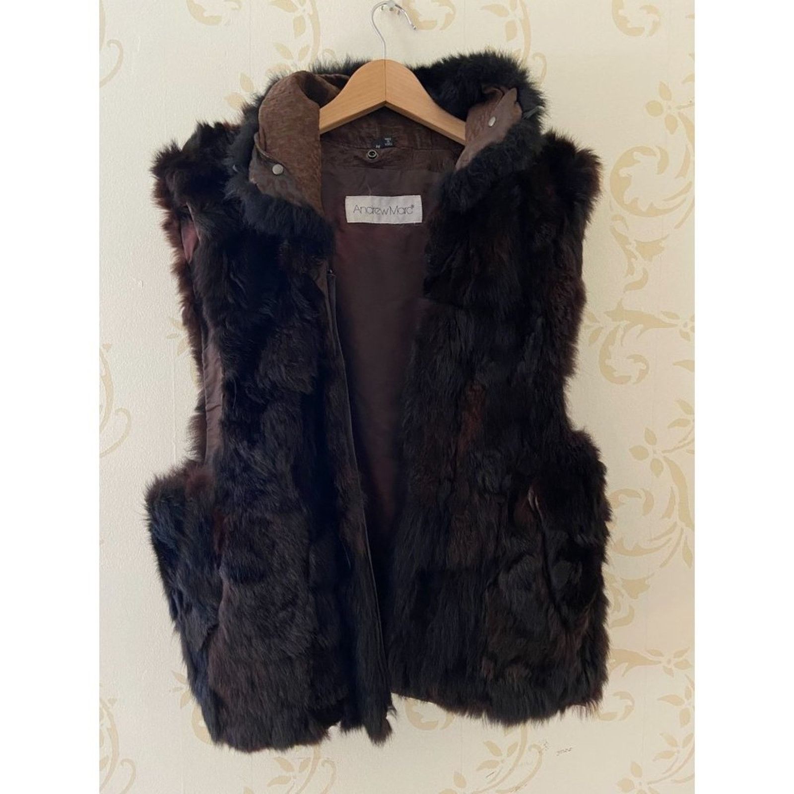 Andrew Marc Mens Medium 2-in 1 Andrews Marc Vest & Leather Ja Size US M / EU 48-50 / 2 - 4 Thumbnail
