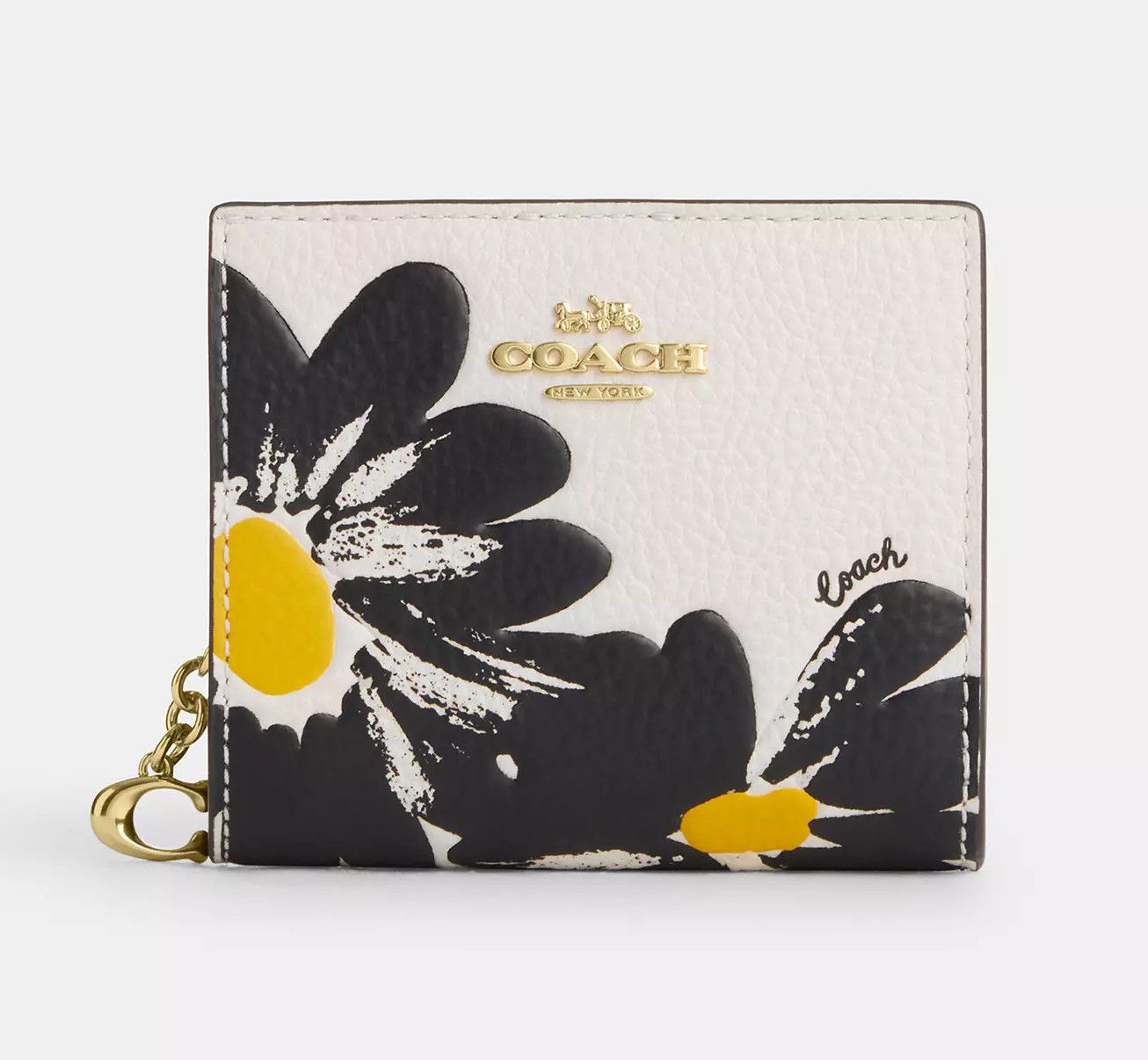 Coach Snap Wallet With Floral Print CZ603 Size ONE SIZE - 6 Thumbnail