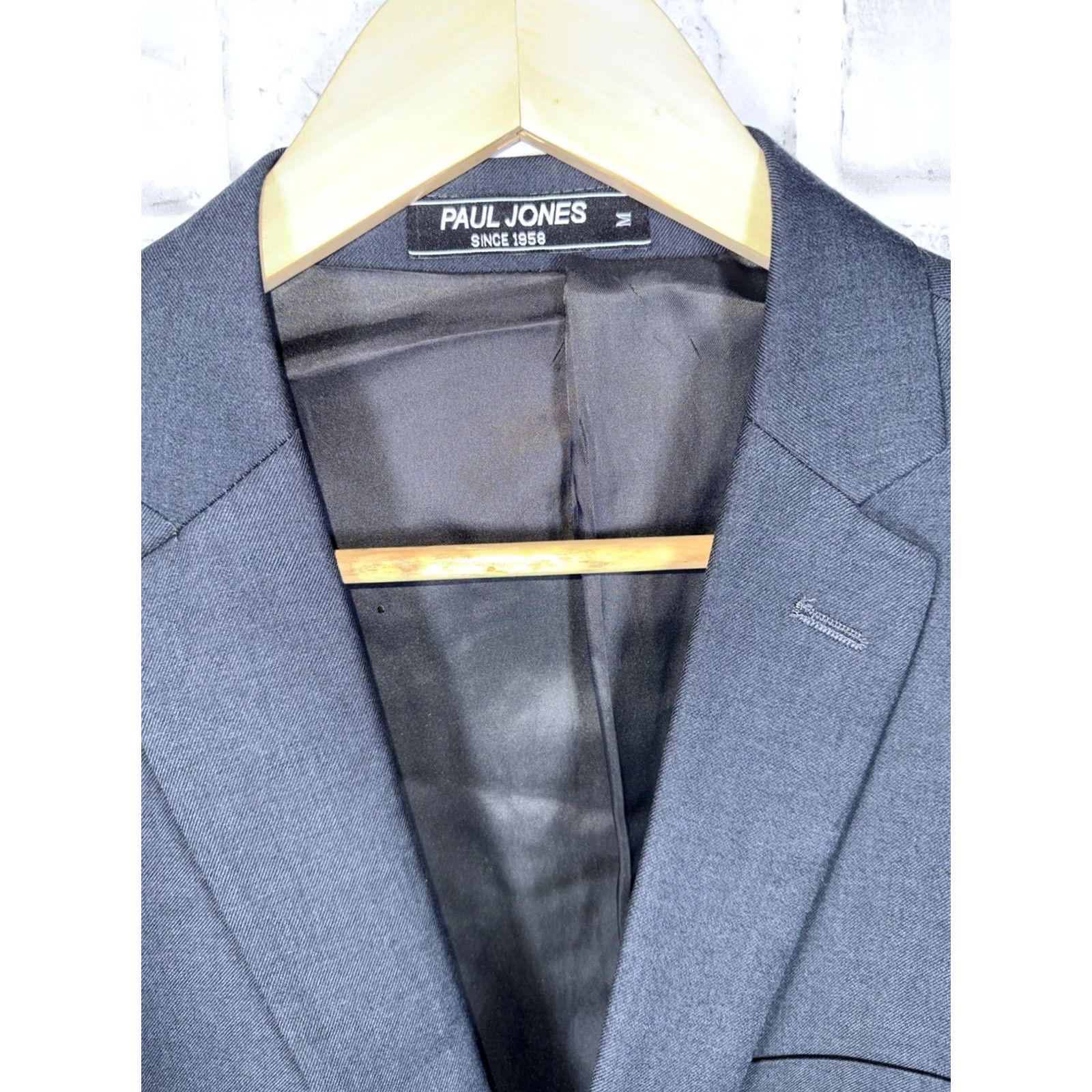Vintage NWT PJ PAUL JONES Casual Knit Coat Suit Jacket One-Button Navy Mens M Size 40R - 2 Thumbnail