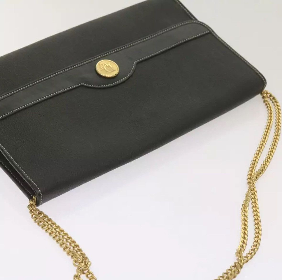 Christian Dior Monsieur × Dior × Vintage Christian Dior Vintage Honeycomb Canvas Chain Shoulder Bag Size ONE SIZE - 6 Thumbnail