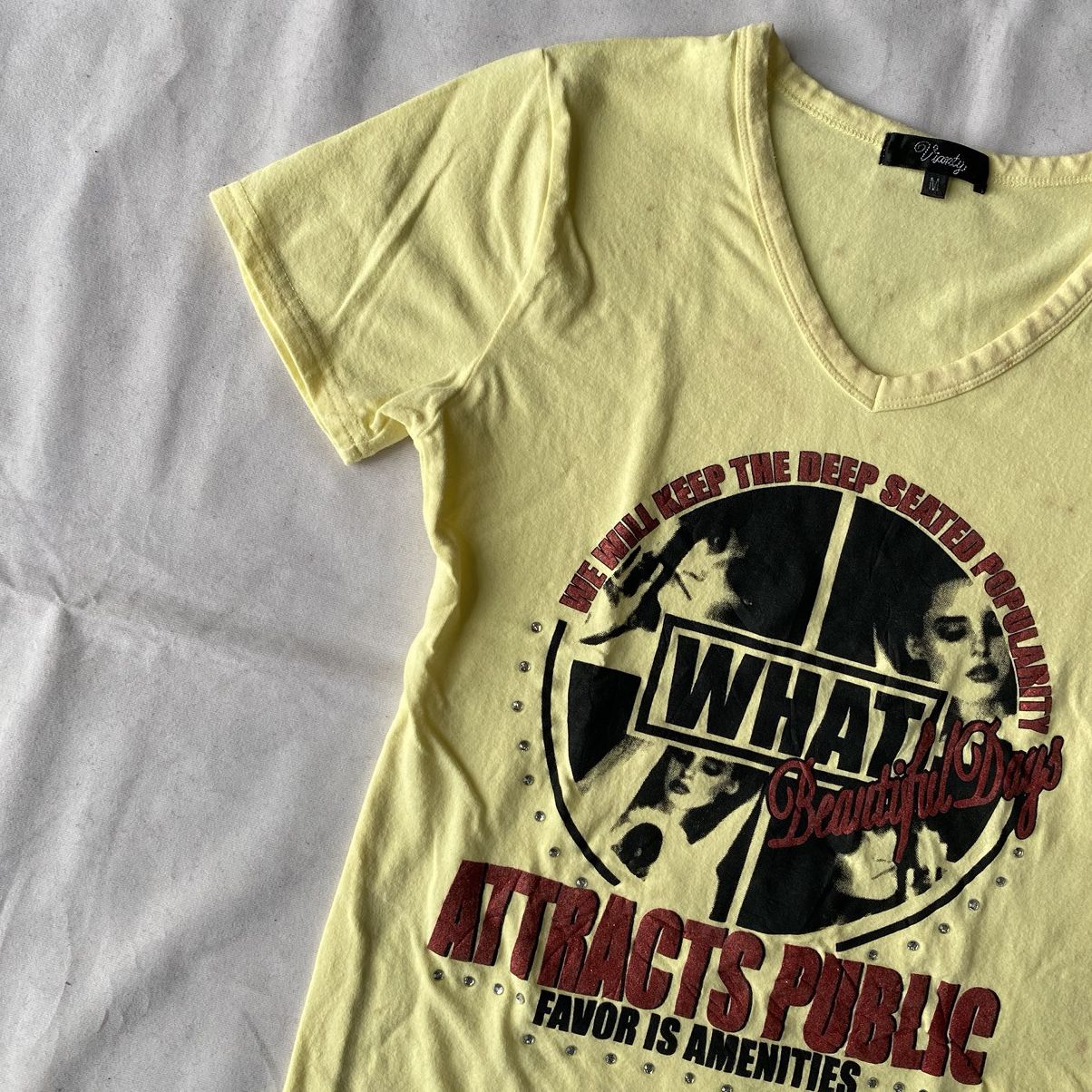 Hysteric Glamour × If Six Was Nine × Japanese Brand Edgy Grunge What A Beautiful Day Y2K Bold Graphic Tees Size M / US 6-8 / IT 42-44 - 4 Thumbnail