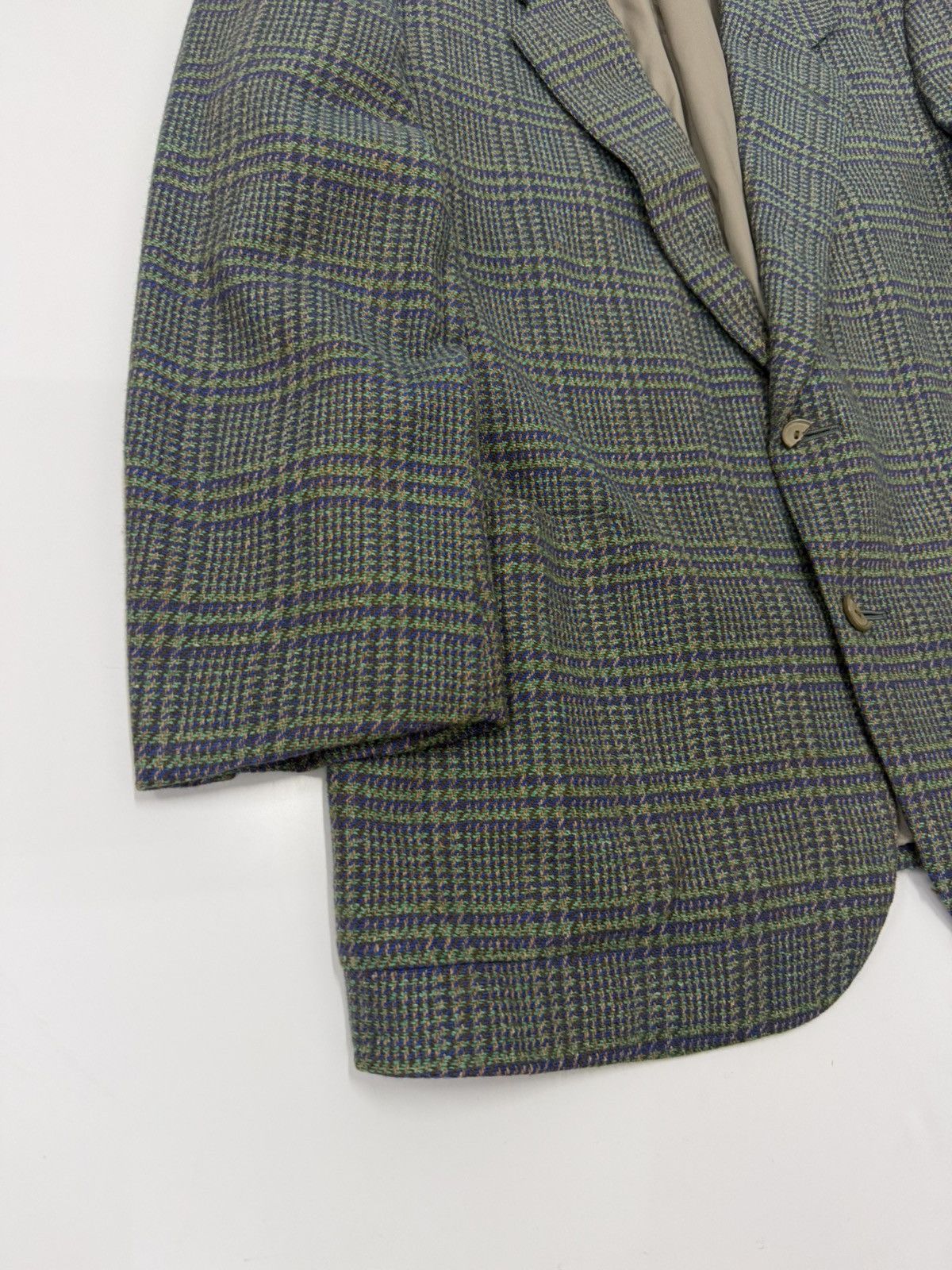 Carven 🔥 Vtg Exclusive Carven Paris Wool Tweed Houndstooth Blazer Size US S / EU 44-46 / 1 - 3 Thumbnail