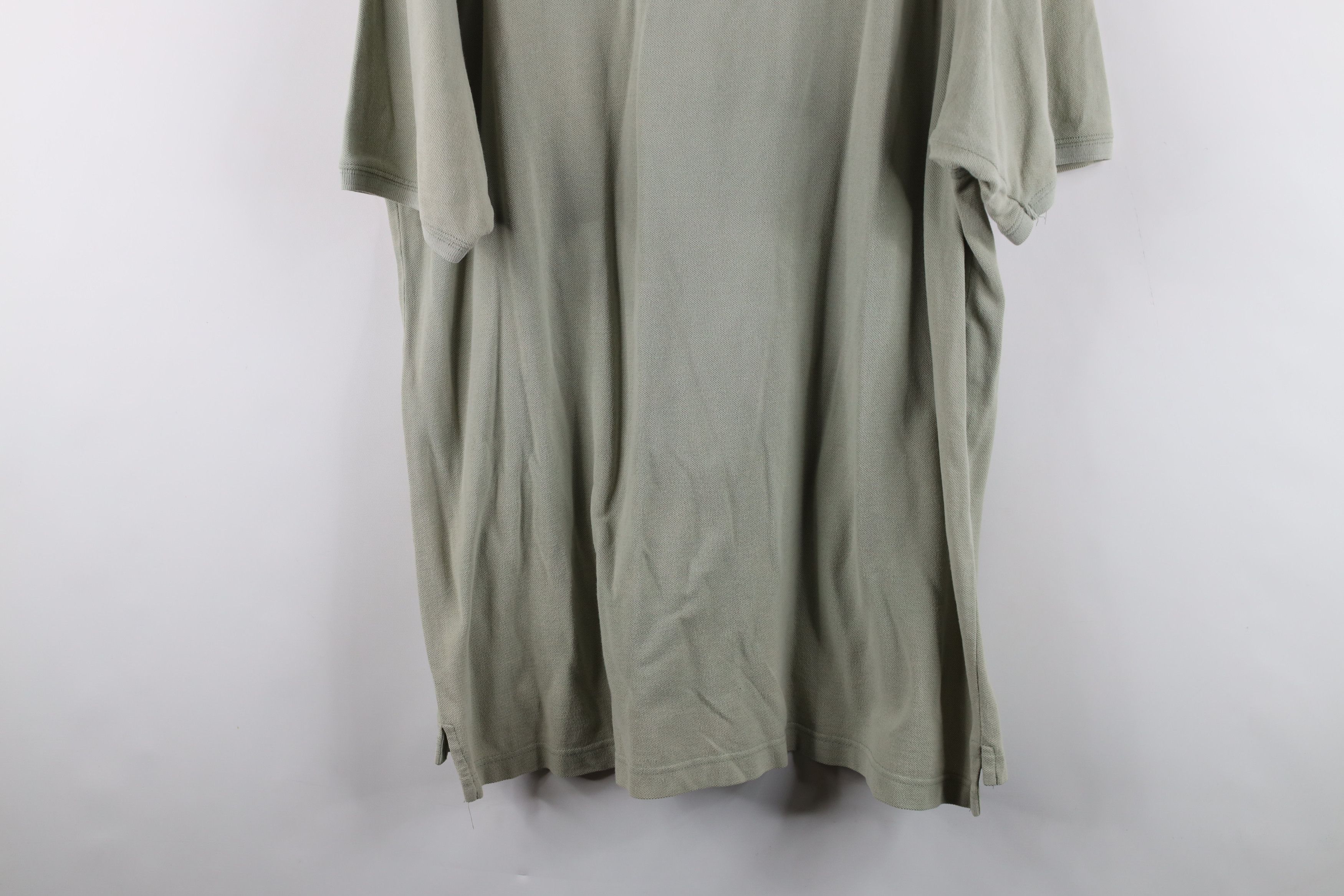 Reebok × Vintage Vintage 90s Reebok Spell Out Collared Polo Shirt Green Size US L / EU 52-54 / 3 - 14 Thumbnail