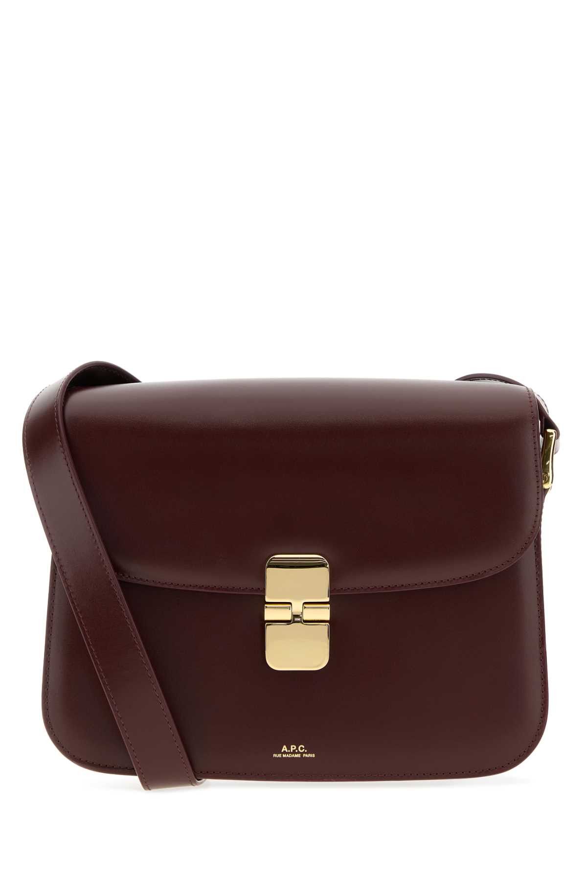 A.P.C. Grape Leather Grace Crossbody Bag Size ONE SIZE - 1 Thumbnail