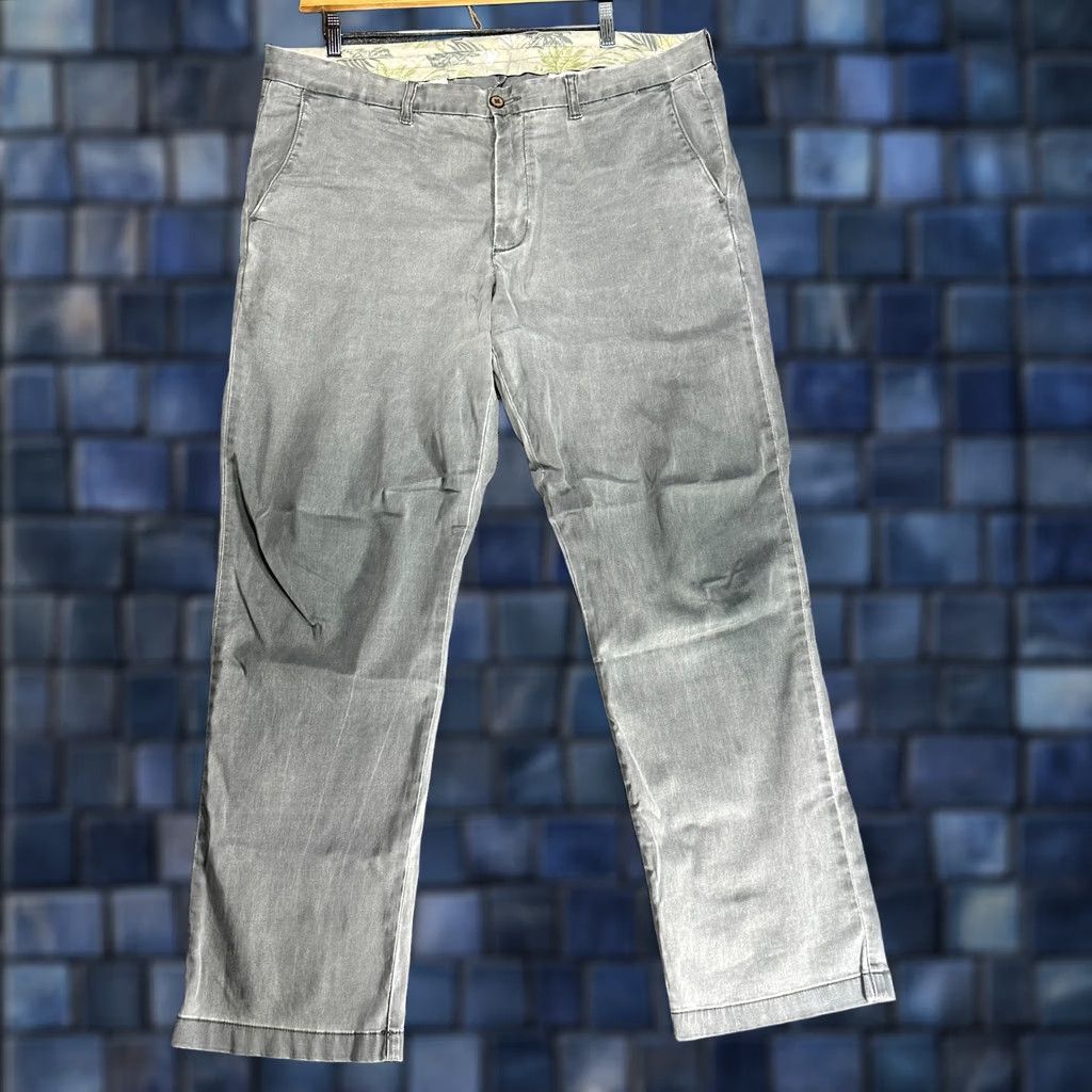 Tommy Bahama Tommy Bahama Pants Mens 38 Gray Stone Wash Cotton Stretch Pockets Chino Size US 38 / EU 54 - 1 Thumbnail