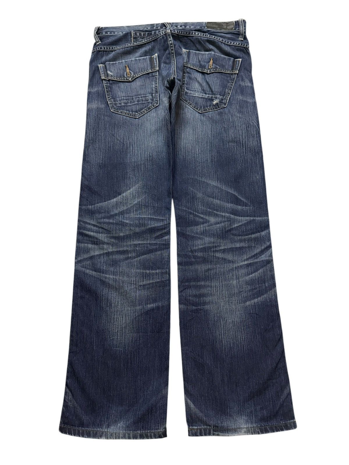 Hysteric Glamour Vintage Y2K Japanese Brand Faded Wash Whiskers Distressed Size US 32 / EU 48 - 2 Thumbnail