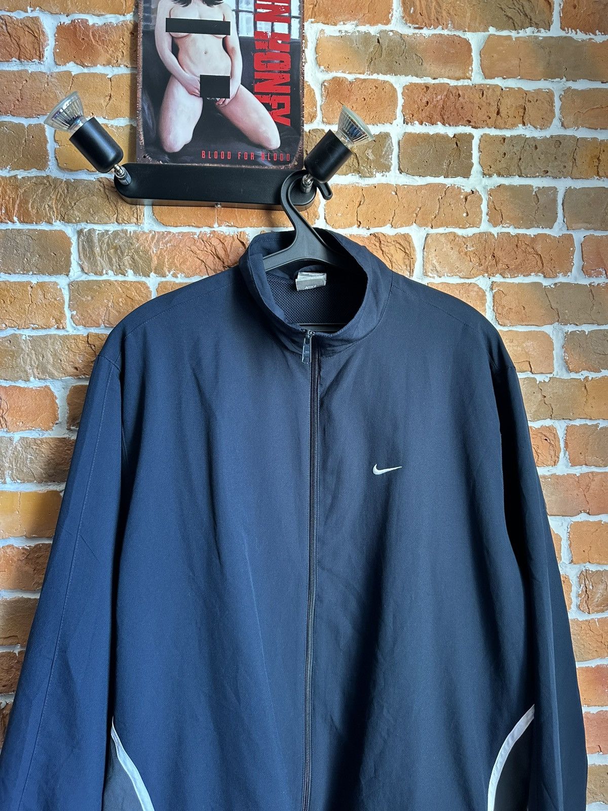 Nike NIKE VINTAGE DRILL TRACK JACKET BIG SWOOSH Size US XXL / EU 58 / 5 - 2 Thumbnail