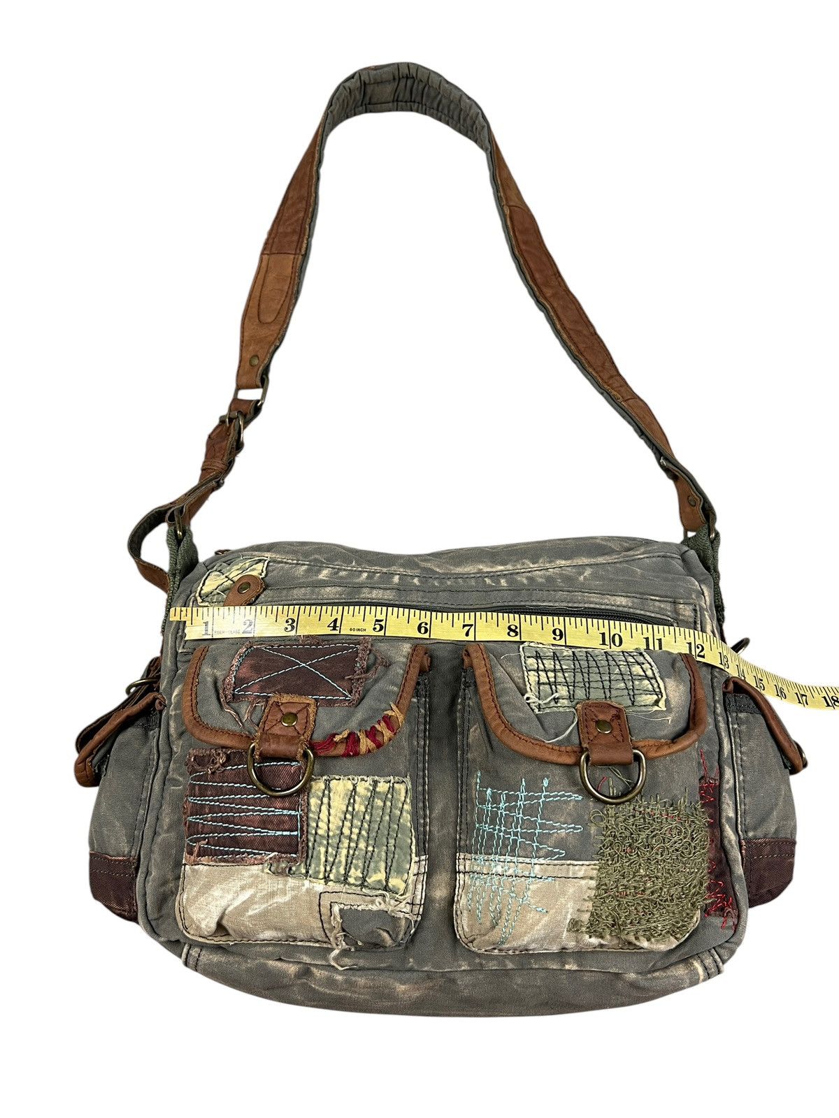 Japanese Brand Military Surplus Rebuilt Messenger Bag Size ONE SIZE - 13 Thumbnail