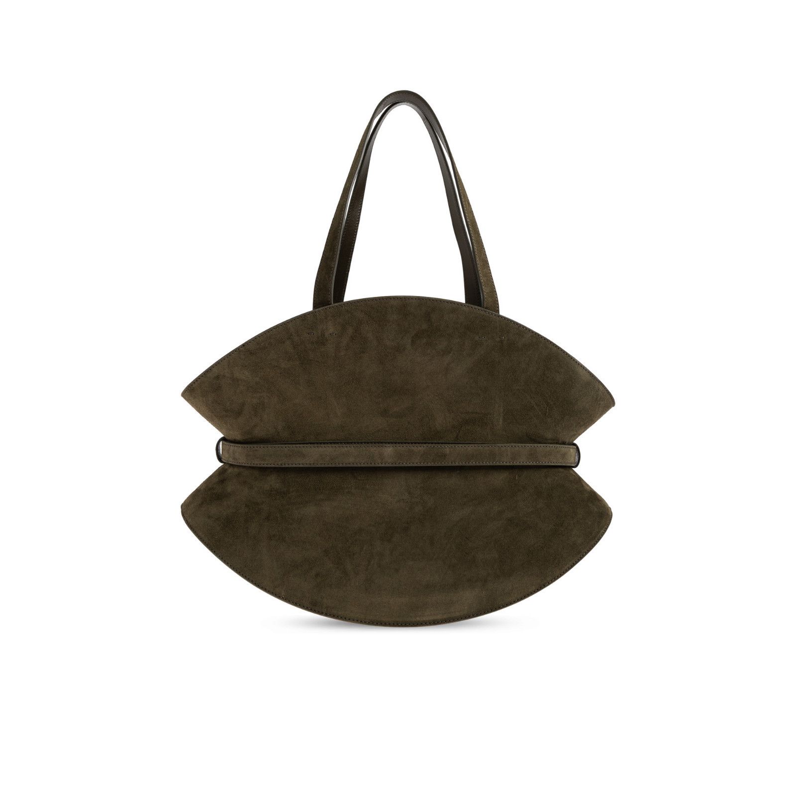 Balmain BALMAIN Shuffle Medium Green Suede Shoulder Bag New & Authen Size ONE SIZE - 2 Thumbnail