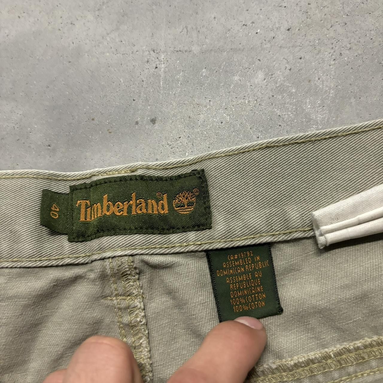 Carhartt × Vintage Crazy Vintage Y2K/2000s Baggy Khaki Skater Style Carpenter Shorts! Size US 38 / EU 54 - 5 Thumbnail