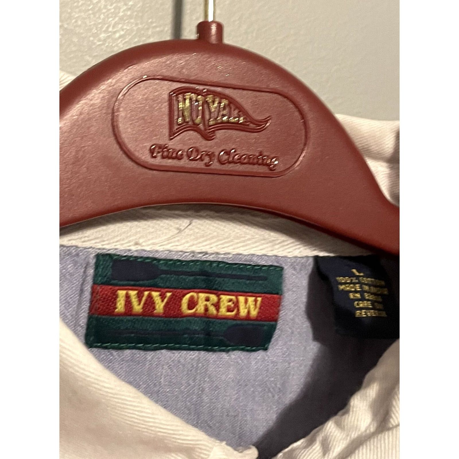 Vintage VINTAGE Ivy Crew Shirt Mens L Red Men Long Sleeve Polo Size B48 Size US L / EU 52-54 / 3 - 5 Thumbnail