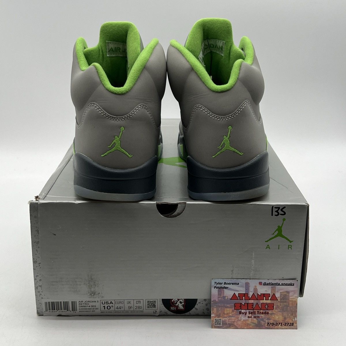 Jordan Brand Air Jordan 5 green bean Size US 10.5 / EU 43-44 - 3 Thumbnail