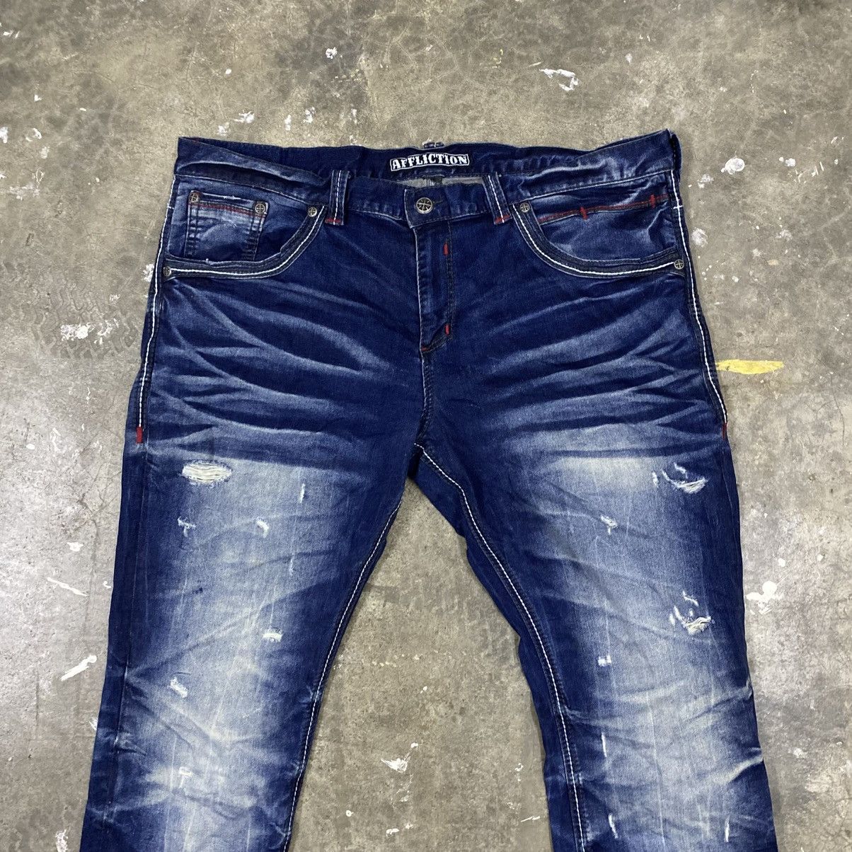 Affliction Vintage Affliction Denim Jeans Y2K Baggy Chrome Hearts Jnco Size US 44 / EU 60 - 5 Thumbnail