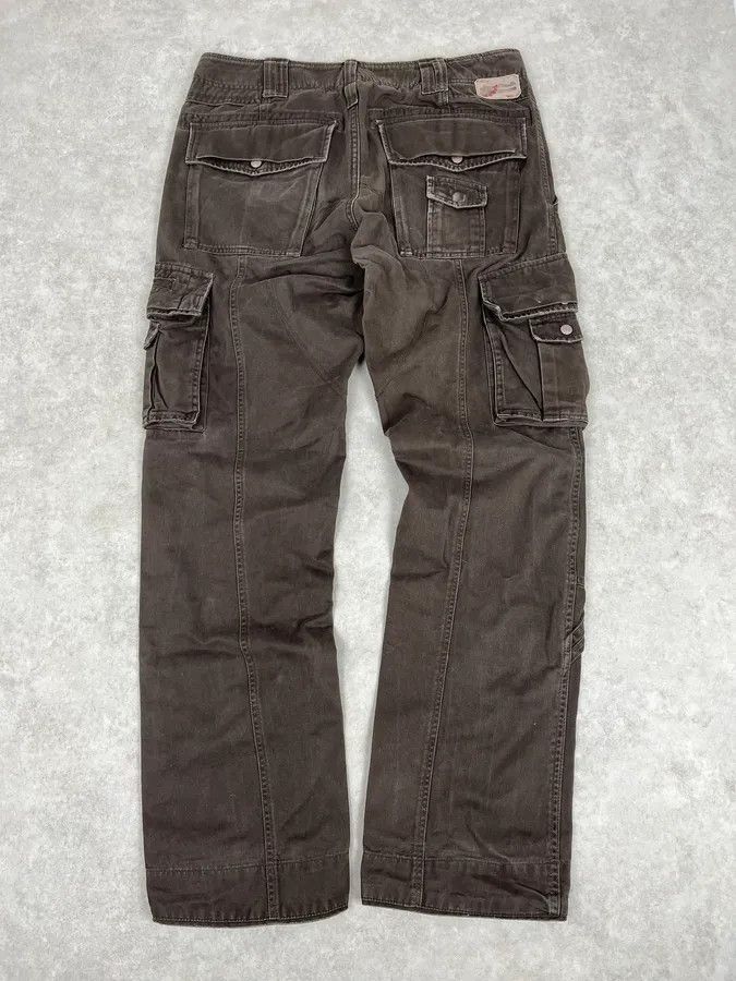 Diesel 2000s Diesel Brown Utility Cargo Pants Size US 33 - 7 Thumbnail