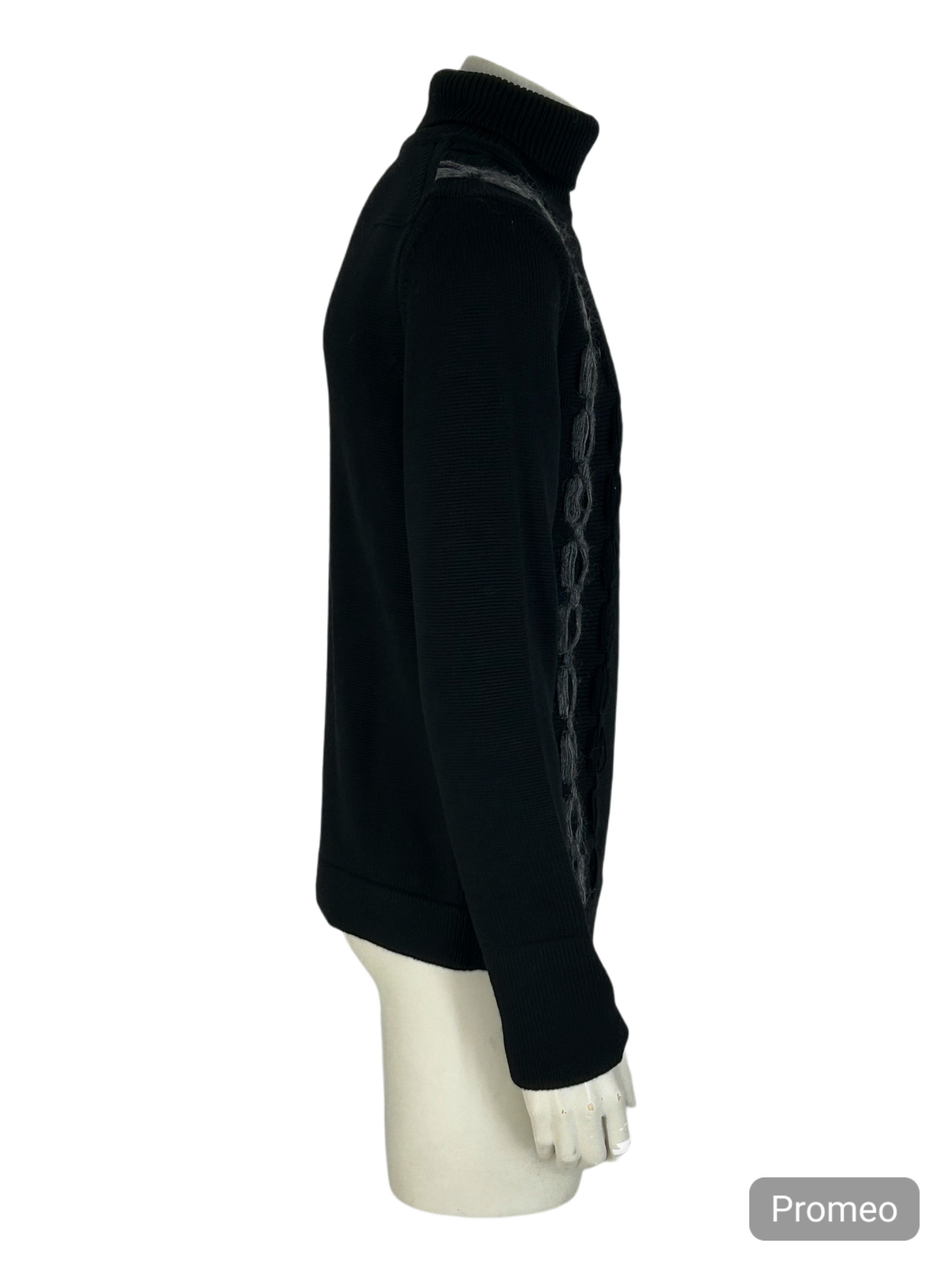 Dior DIOR HOMME ROPE CABLE DETAIL ROLL NECK KNIT Size US M / EU 48-50 / 2 - 2 Thumbnail