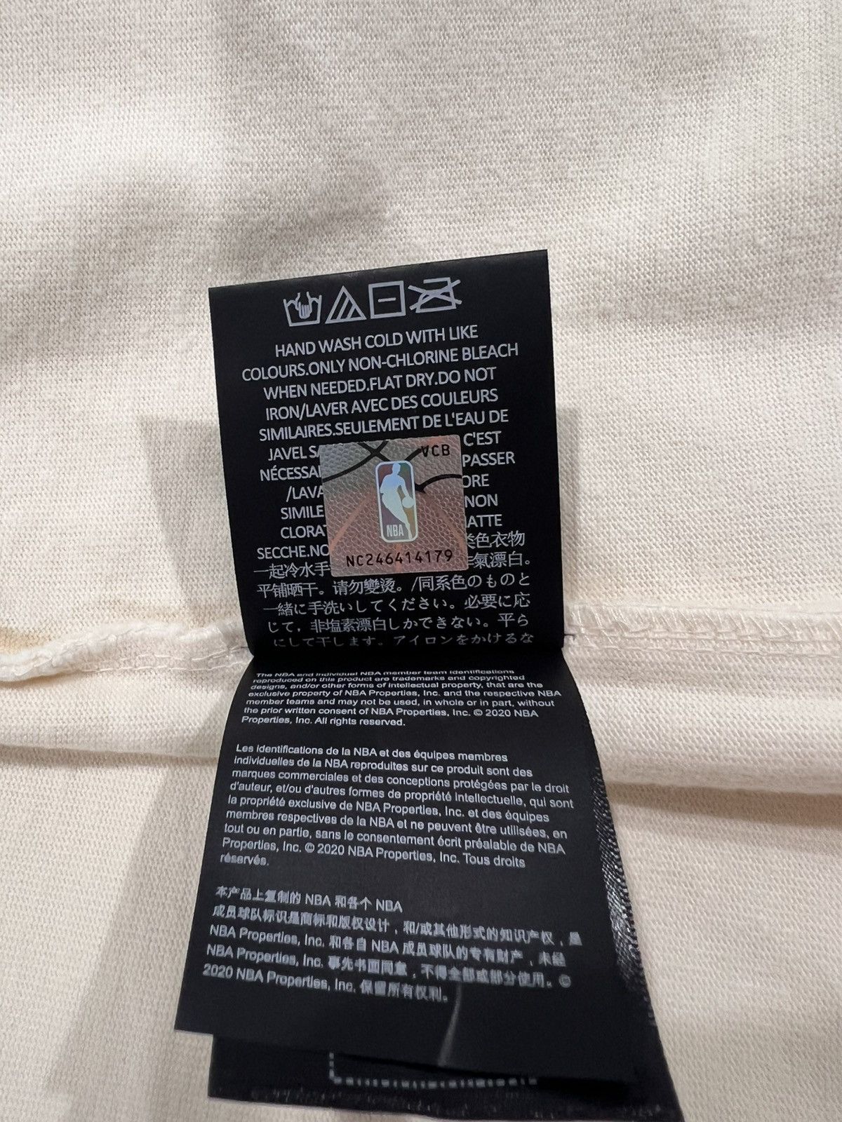 Essentials Fear of God Essentials NBA 90s Tee cream white size Large Size US L / EU 52-54 / 3 - 6 Thumbnail