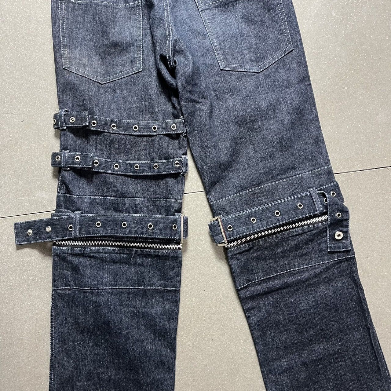 If Six Was Nine × Le Grande Bleu (L.G.B.) Blood Storm Strap Adjustable & Zip-off Denim Size US 30 / EU 46 - 9 Thumbnail