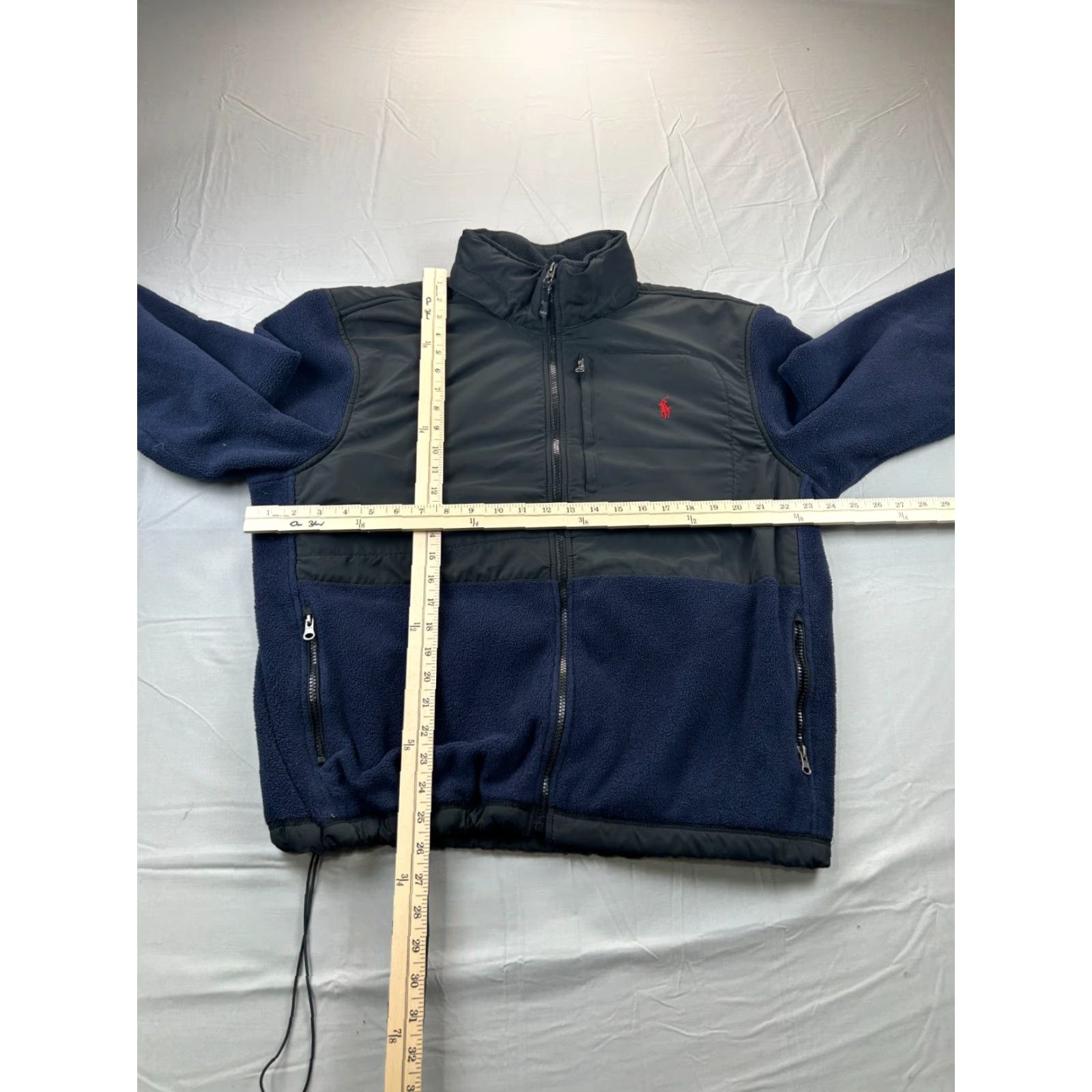 Polo Ralph Lauren Polo Ralph Lauren Fleece Jacket Mens XL Navy Full Zip Hooded Bomber Jacket Regular Fit Blue Zip Logo Size US XL / EU 56 / 4 - 5 Thumbnail