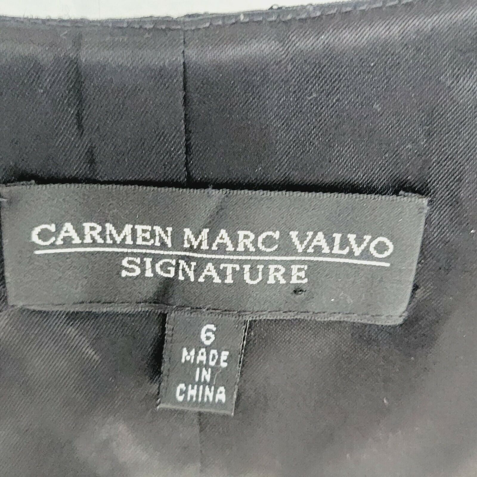 Other Women Vintage Retro Vest Sz 6 Carmen Marc Valvo Top elegant Size M / US 6-8 / IT 42-44 - 6 Thumbnail