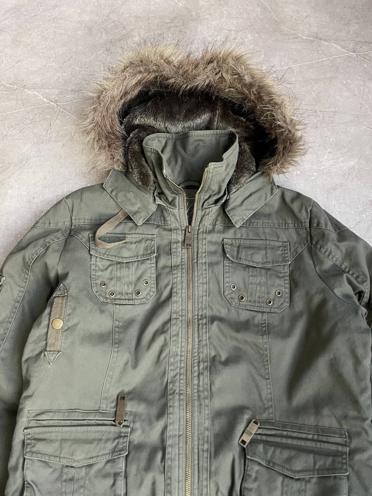 Hysteric Glamour Opium military style Issey miyake style army studded jacket Size US M / EU 48-50 / 2 - 3 Thumbnail