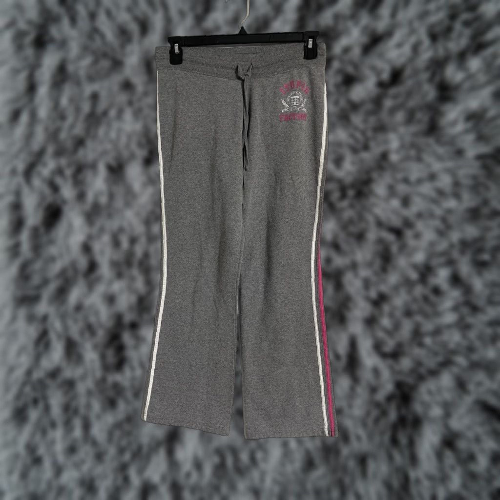 Vintage VINTAGE No Boundaries Y2K Wide Leg Pants Juniors 11 Gray 90s Mean Girls Stupid Factory Boys are Made Womens Jeans Jogger Closure Pull On Size 11 L? Size 32" / US 10 / IT 46 - 1 Thumbnail