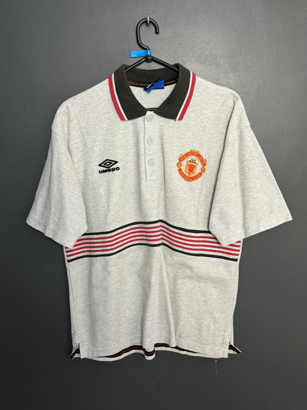 Umbro Vintage Manchester United Training Football Jersey T-Shirt Size US L / EU 52-54 / 3 - 1 Thumbnail