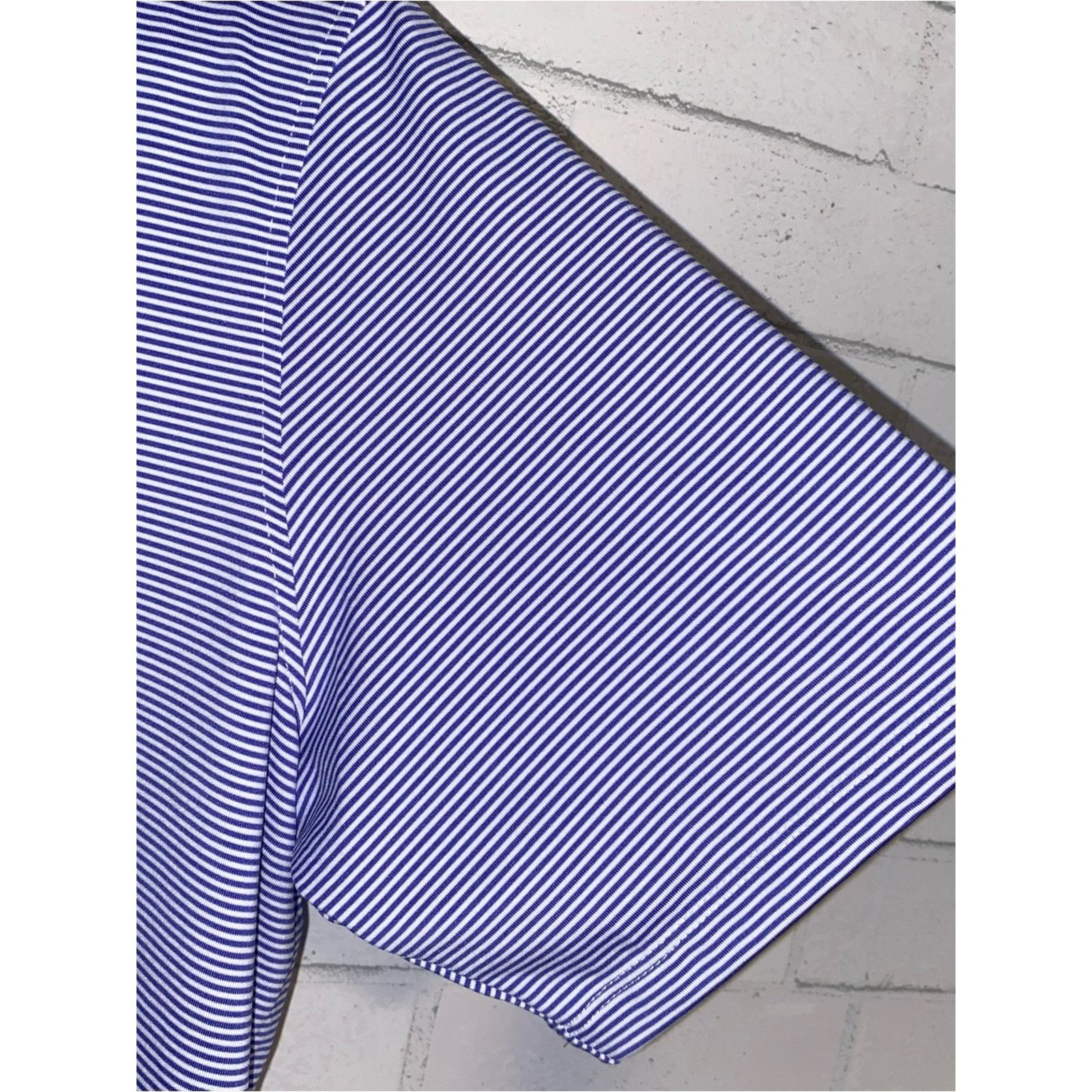 Grenson GREYSON $110 Tavistock Quogue Striped Purple Polo L Size US L / EU 52-54 / 3 - 6 Thumbnail