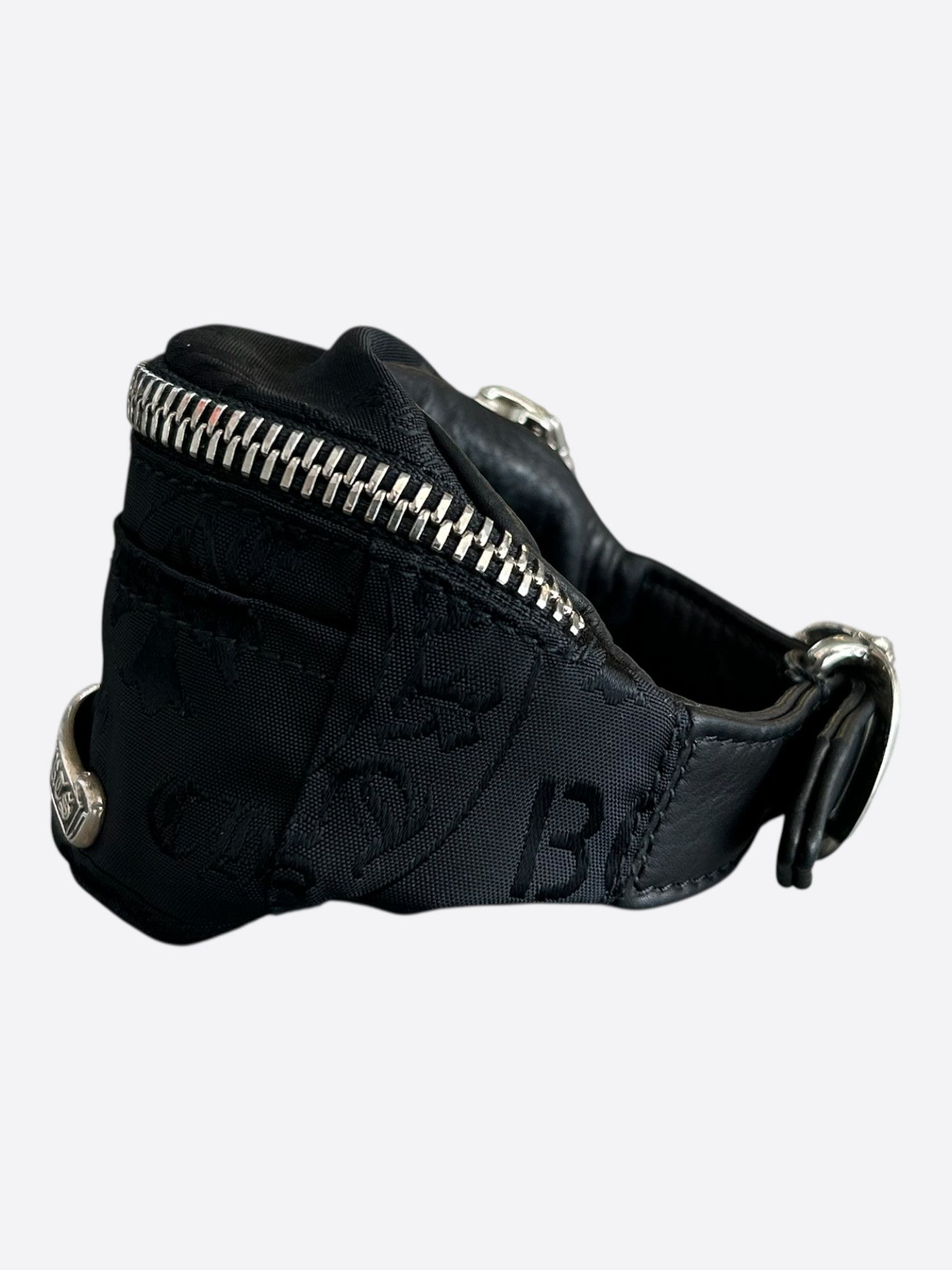 Chrome Hearts Chrome Hearts Black Stencil Nylon Wrist Bag Size ONE SIZE - 4 Thumbnail