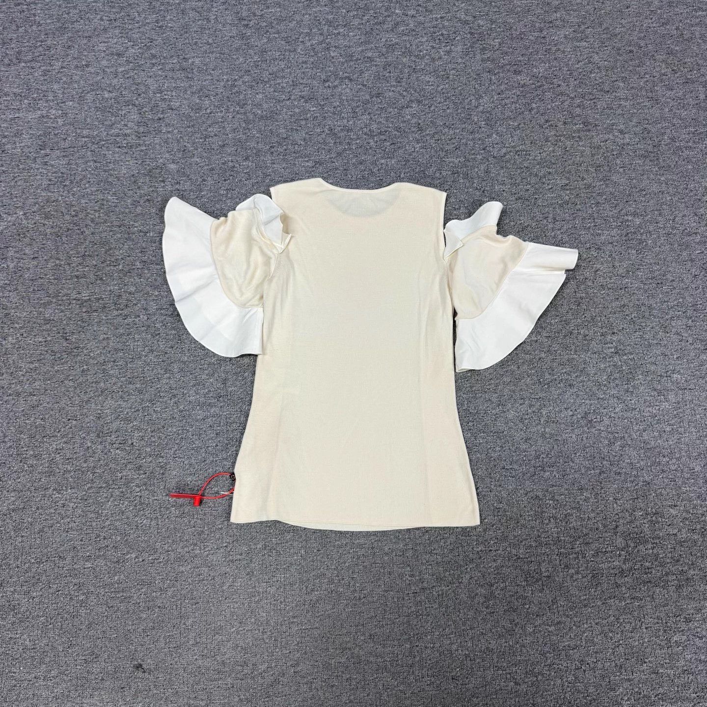 Louis Vuitton Louis Vuitton ruffled sleeves colorblocked knit top M Size M / US 6-8 / IT 42-44 - 2 Thumbnail